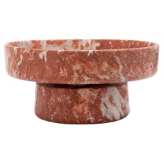 Atlantico Red Marble Bowl by Andrea Ghisoni