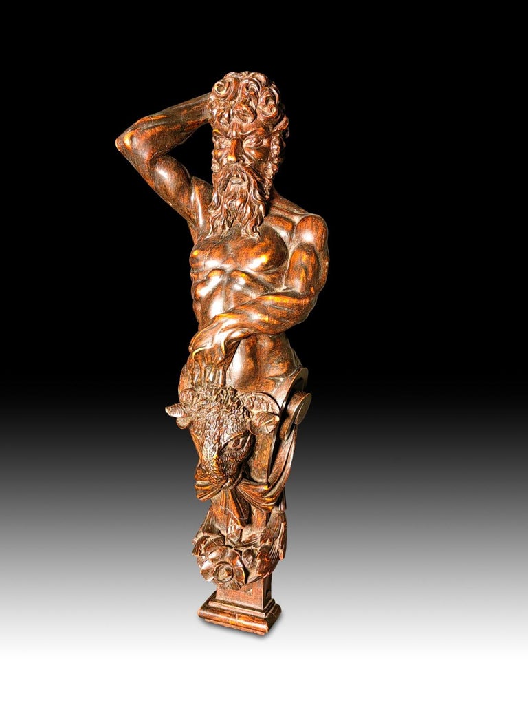 Atlantis in Wood, 19th Century For Sale at 1stDibs