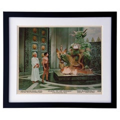 Atlantis Der verlorene Kontinent 1961 Lobbykarte - Gerahmt