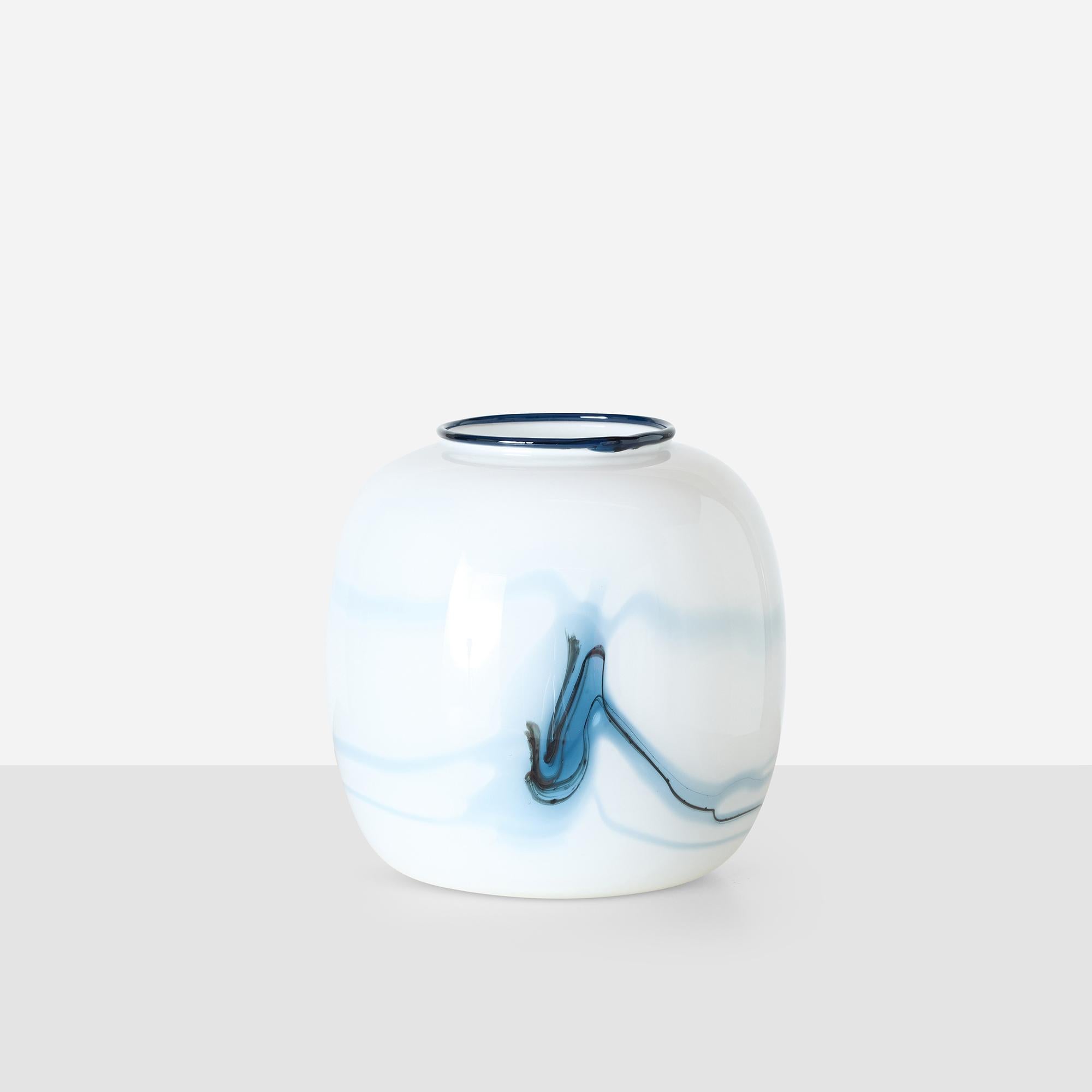 Danese Vaso Atlantis di Michael Bang per Holmegaard in vendita