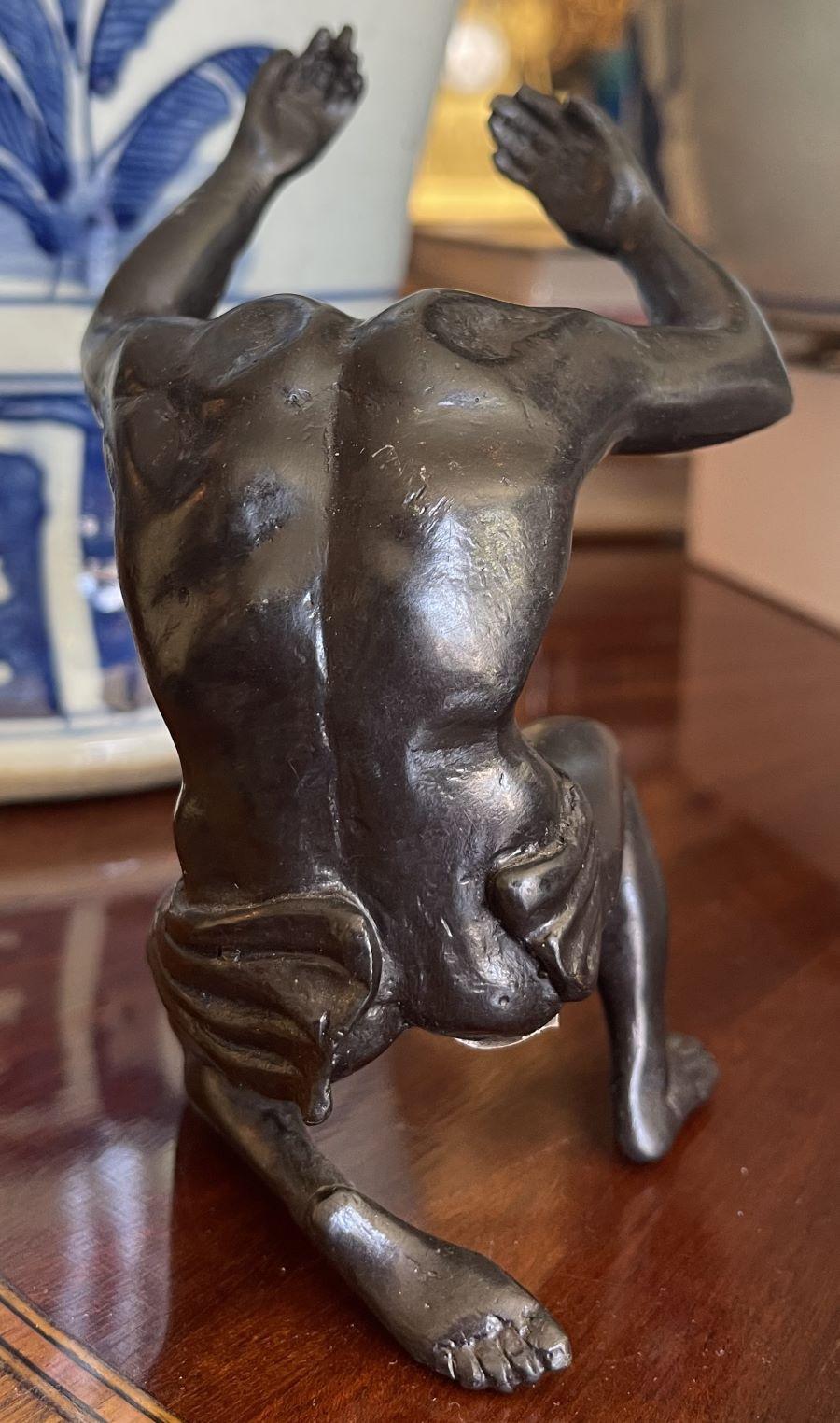Atlas Ball Holder Statue in Bronze
6