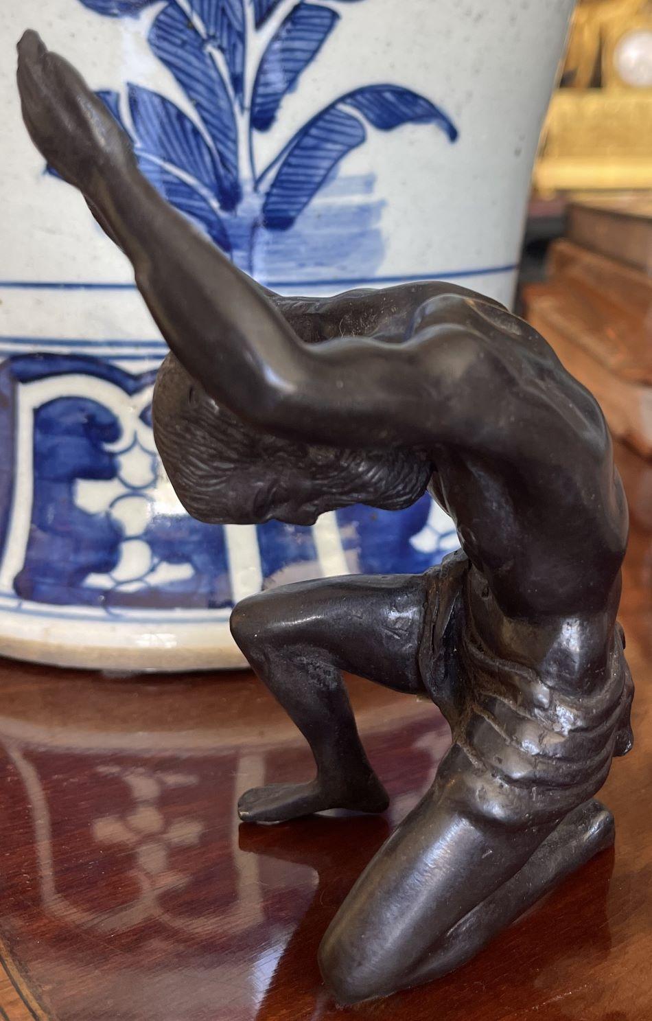 Other Atlas Ball Holder Statue in Bronze
