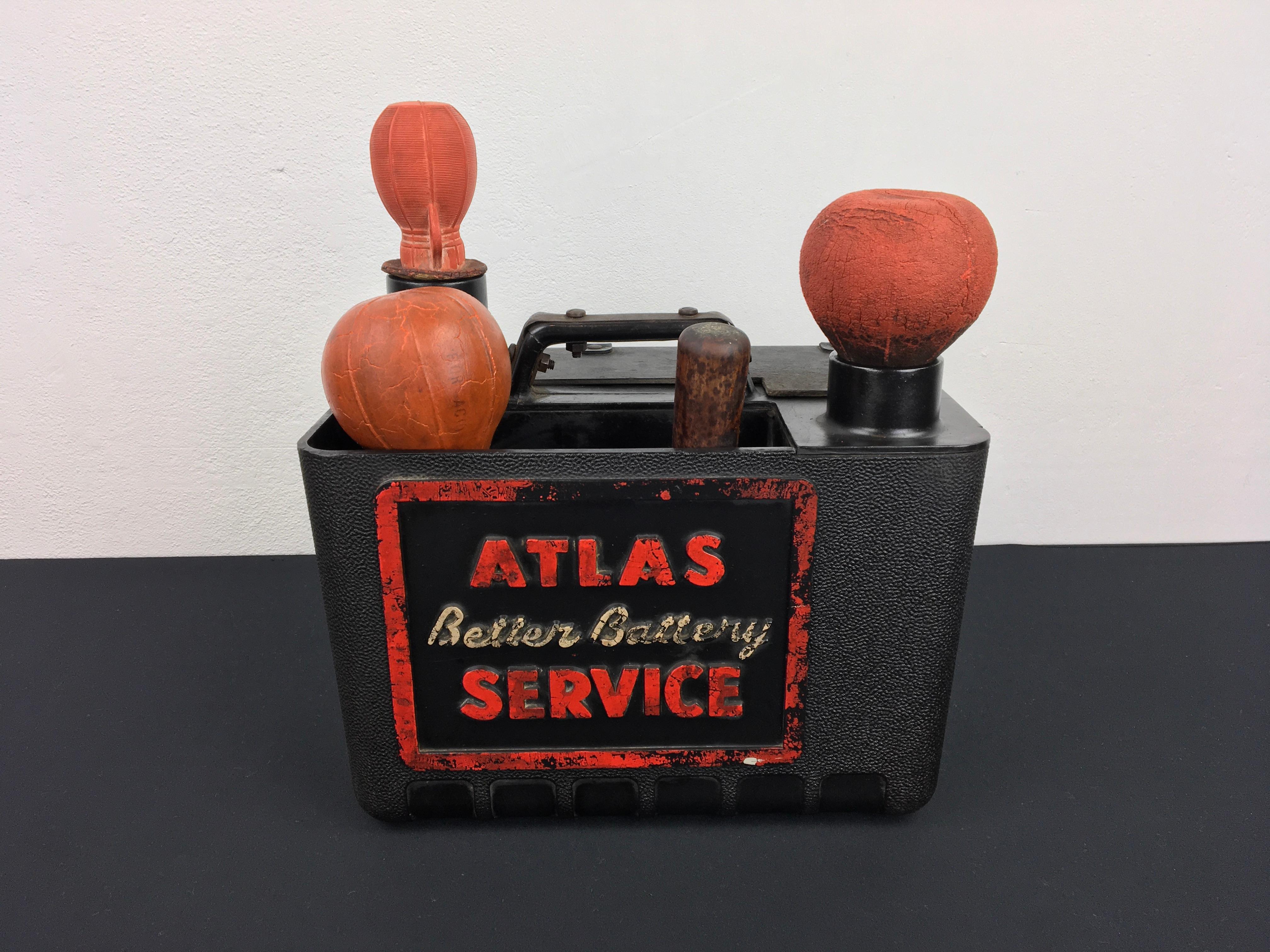 Atlas Battery Tester Filled with Original Test Tools 8