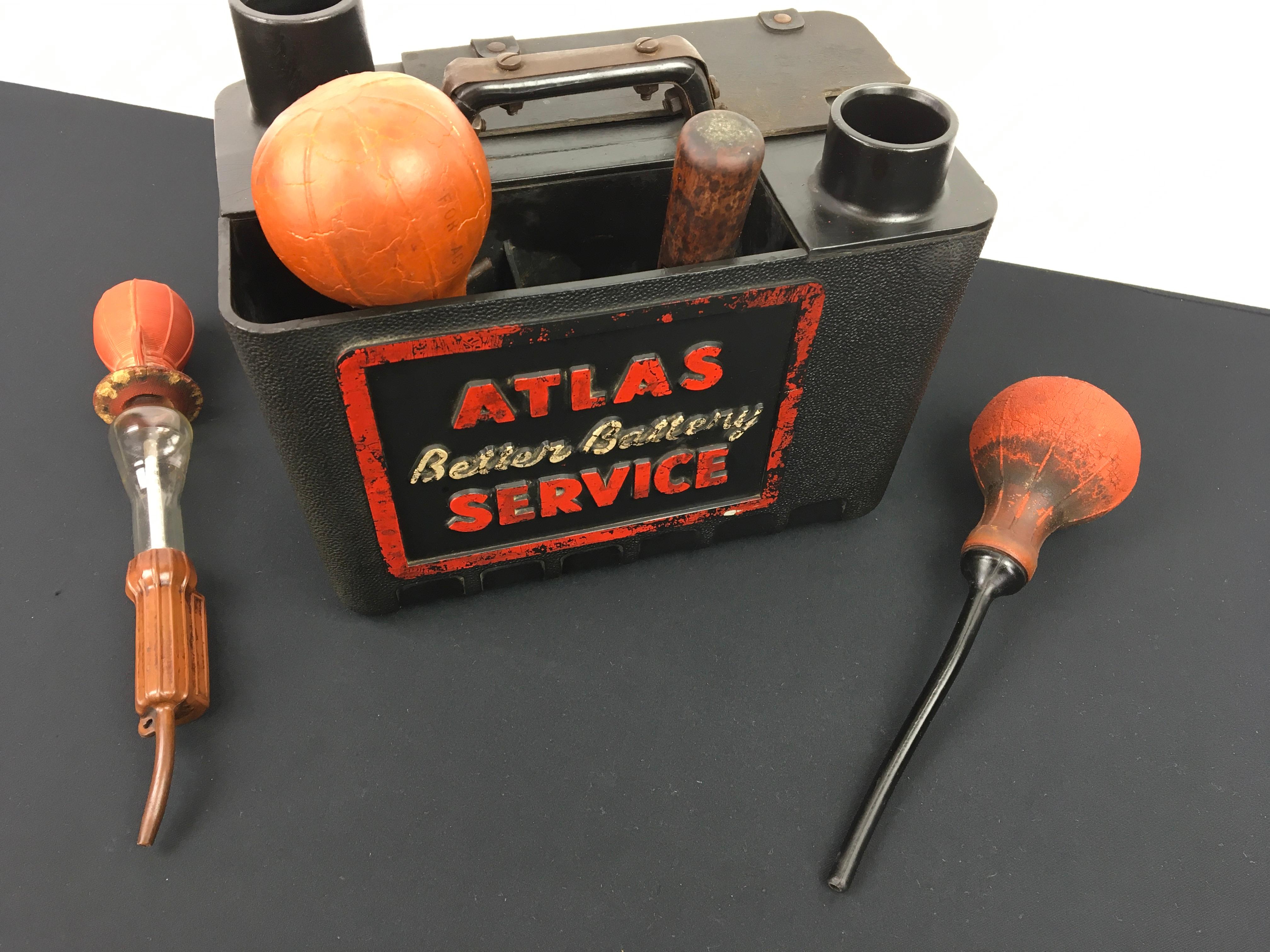 Metal Atlas Battery Tester Filled with Original Test Tools