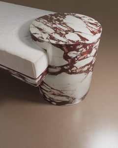 Atlas Bench in Calacatta Viola By The Essentialist