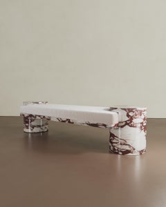 Atlas Bench in Rose Onyx By The Essentialist