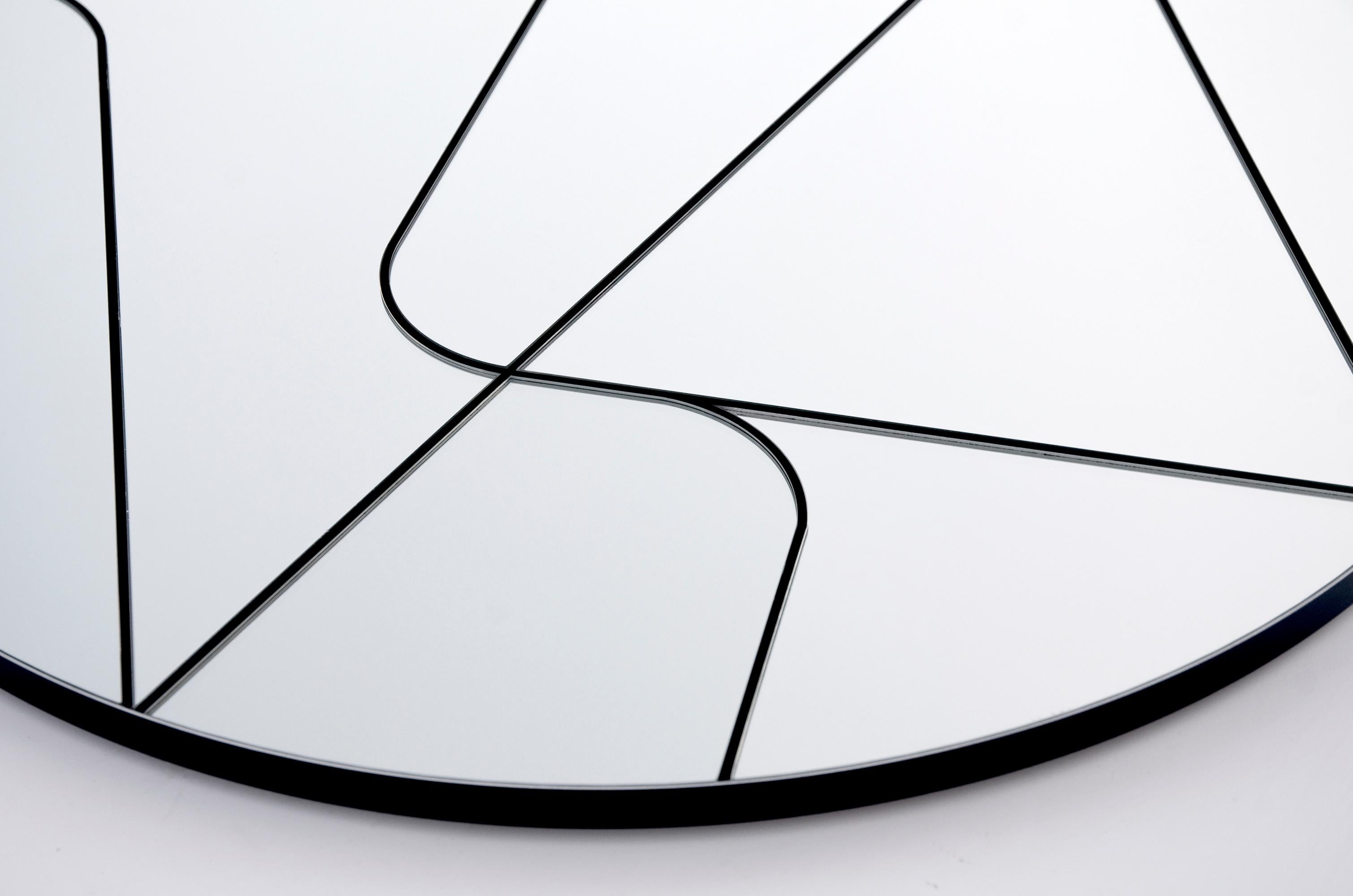 Postmoderne Miroir mural Atlas Insula 80 par Atlas Project en vente
