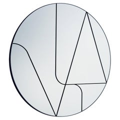 Specchio da parete Atlas Insula 90 di Atlas Project