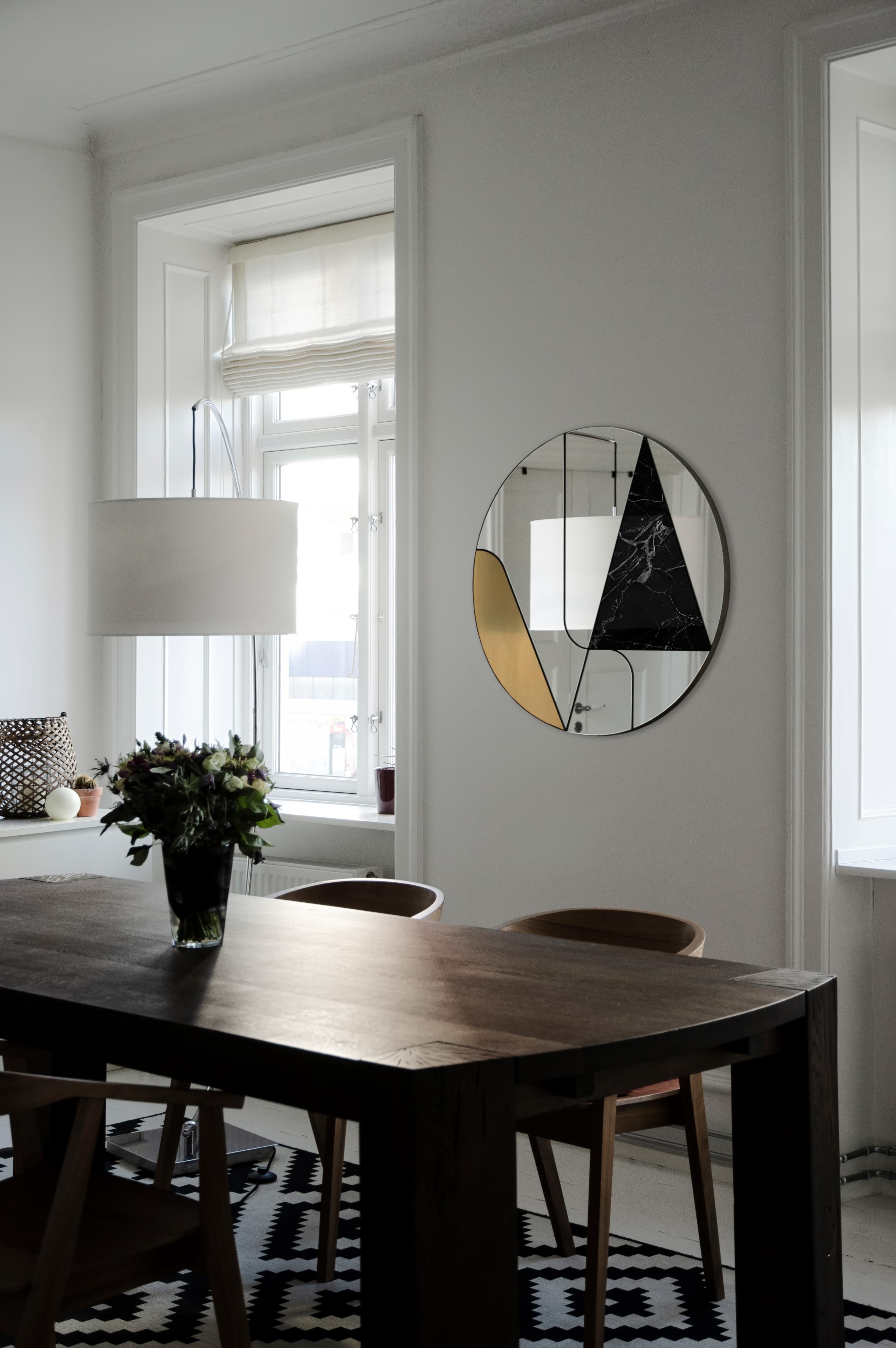 Postmoderne Miroir mural Atlas Itinera Insula I 80 par Atlas Project en vente