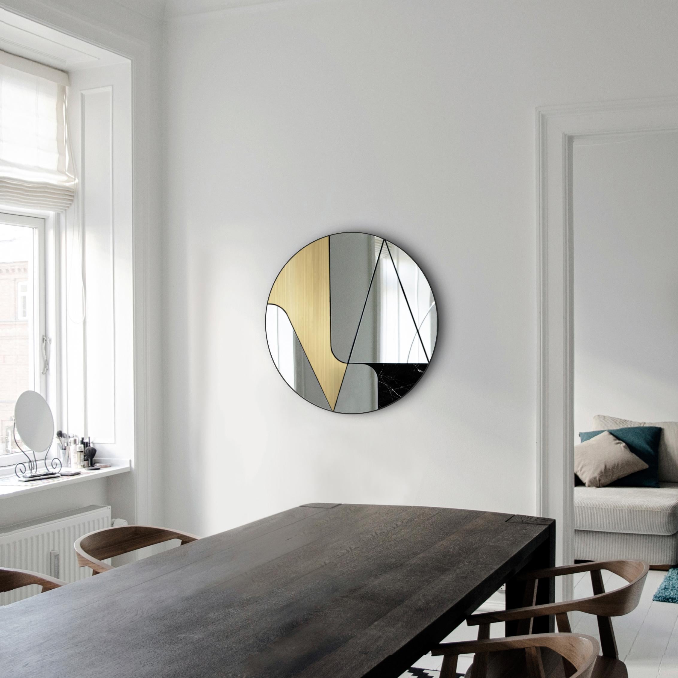 Postmoderne Miroir mural Atlas Itinera Insula II 80 par Atlas Project en vente