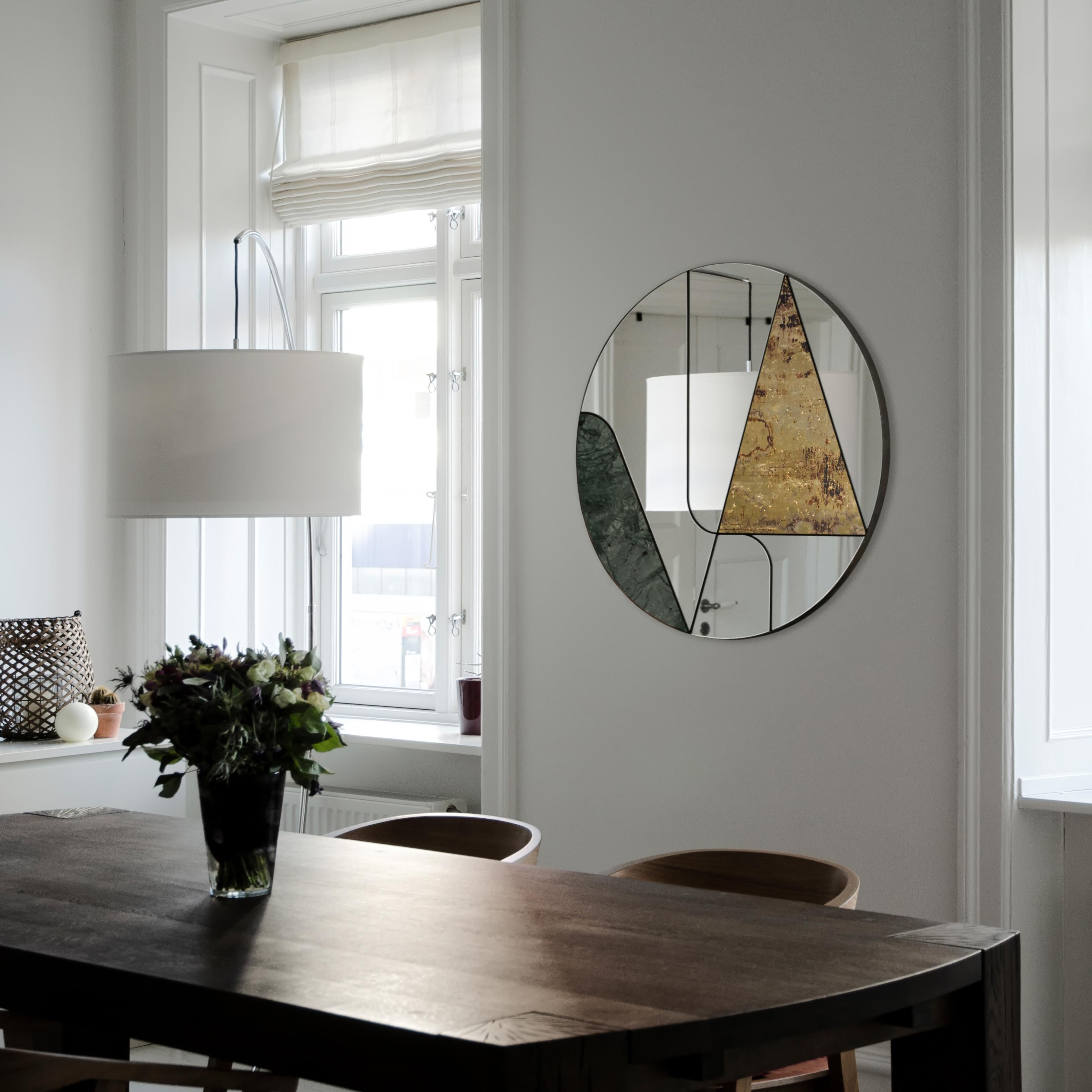 Postmoderne Miroir mural Atlas Itinera Insula III 80 par Atlas Project en vente