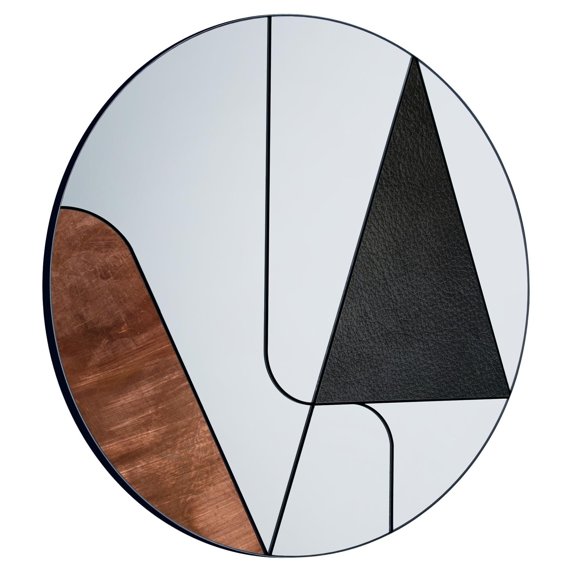 Miroir mural Atlas Itinera Insula V 90 par Atlas Project