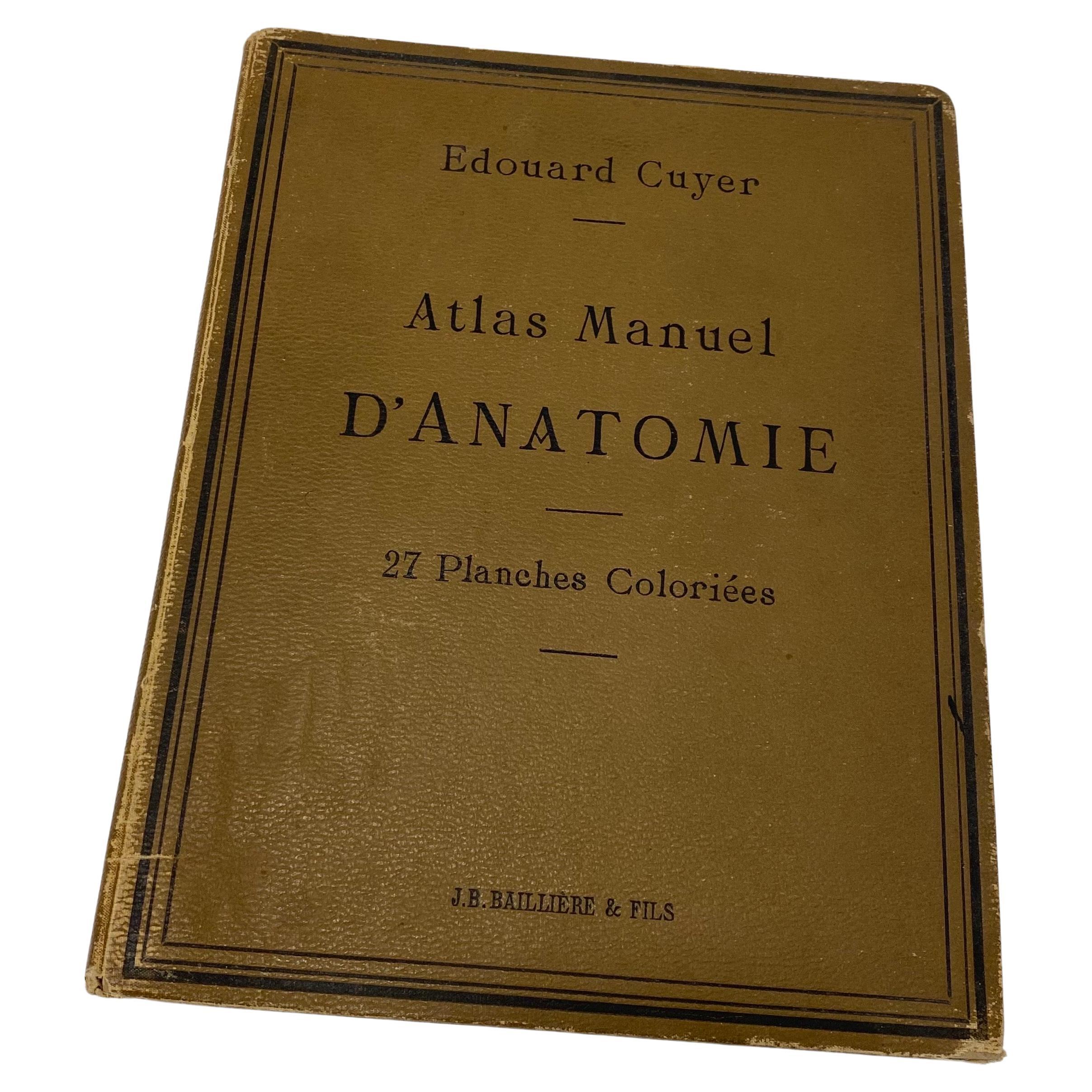 Atlas Manuel Book D
Anatomie 27 farbige Tafeln Eduard Cuyer 1895er Jahre Viktorianisch im Angebot