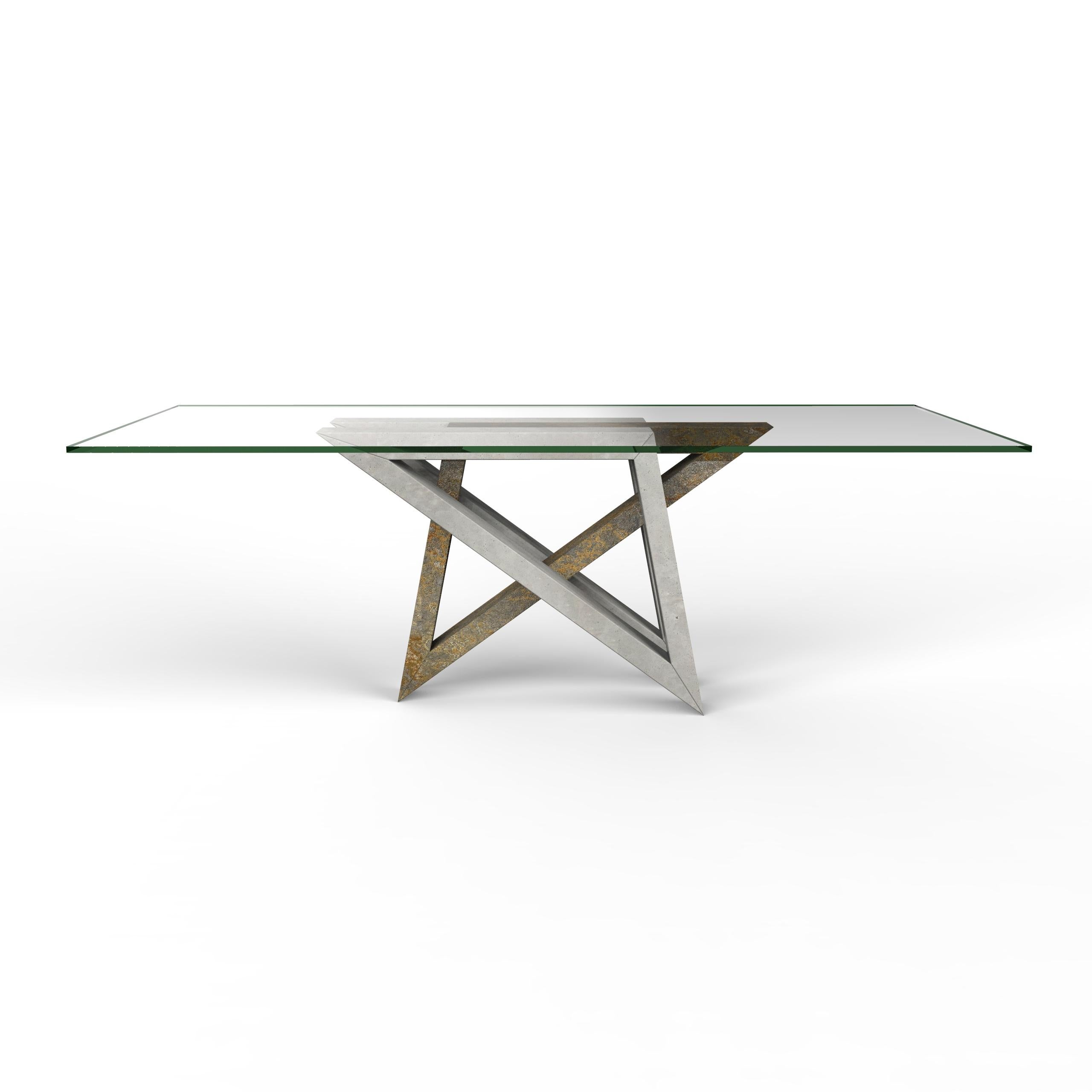 Atlas Marble Dining Table Artistic Unique Design Sculptural Joaquín Moll Spain
Atlas Marble Dining Table Artistic Unique Design Sculptural Joaquín Moll Spain
The Atlas dining table is a functional work of art, a sculpture turned into a piece of