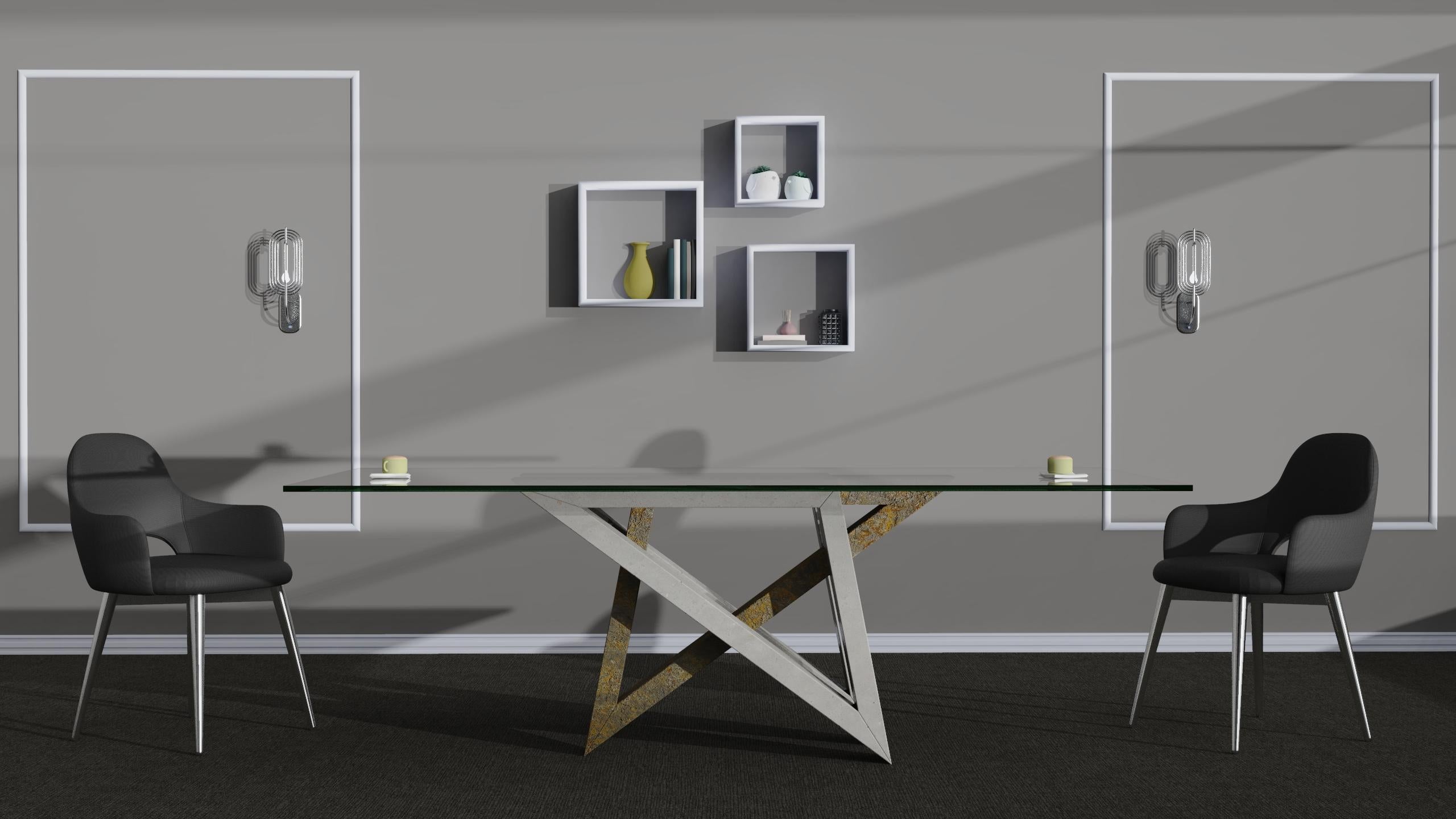 Stone Atlas Marble Dining Table Artistic Unique Design Sculptural Joaquín Moll Spain For Sale