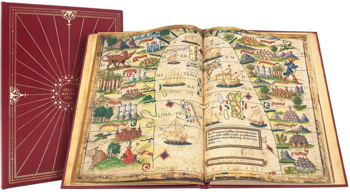 Portugais ATLAS MILLER - Édition unique et limitée en fac-similés de l'atlas de 1519 en vente