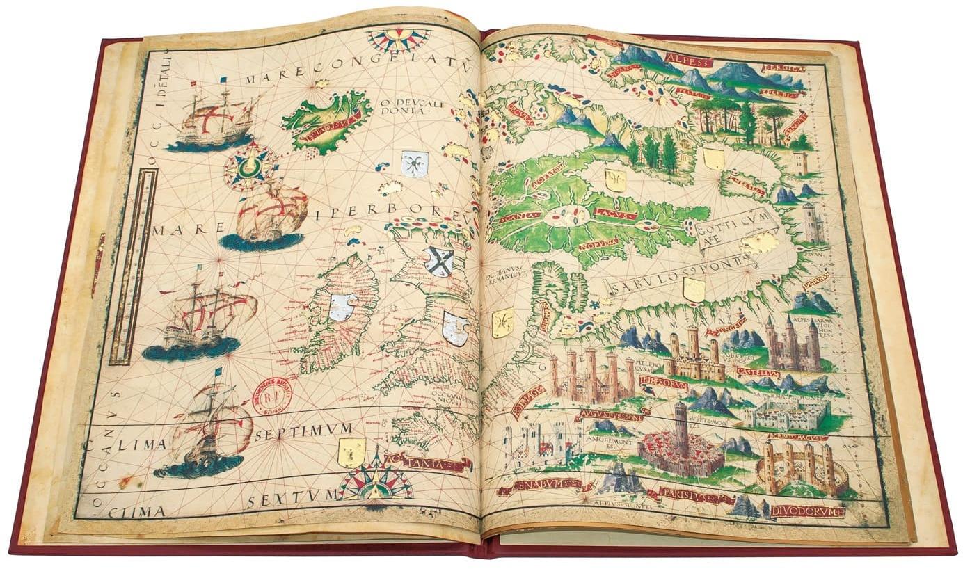 ATLAS MILLER - Édition unique et limitée en fac-similés de l'atlas de 1519 Neuf - En vente à BARCELONA, ES