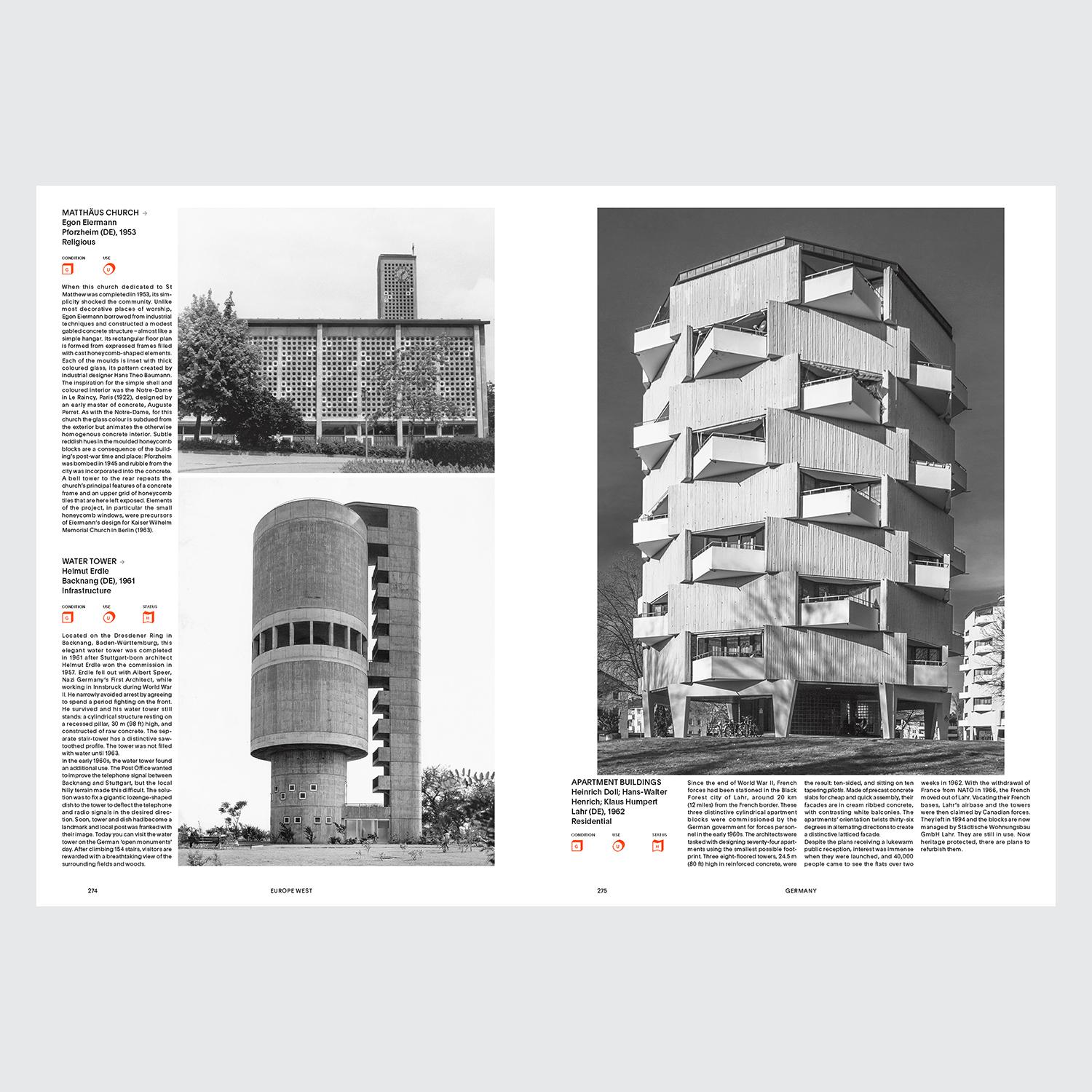 XXIe siècle et contemporain Atlas de l'architecture brutaliste en vente