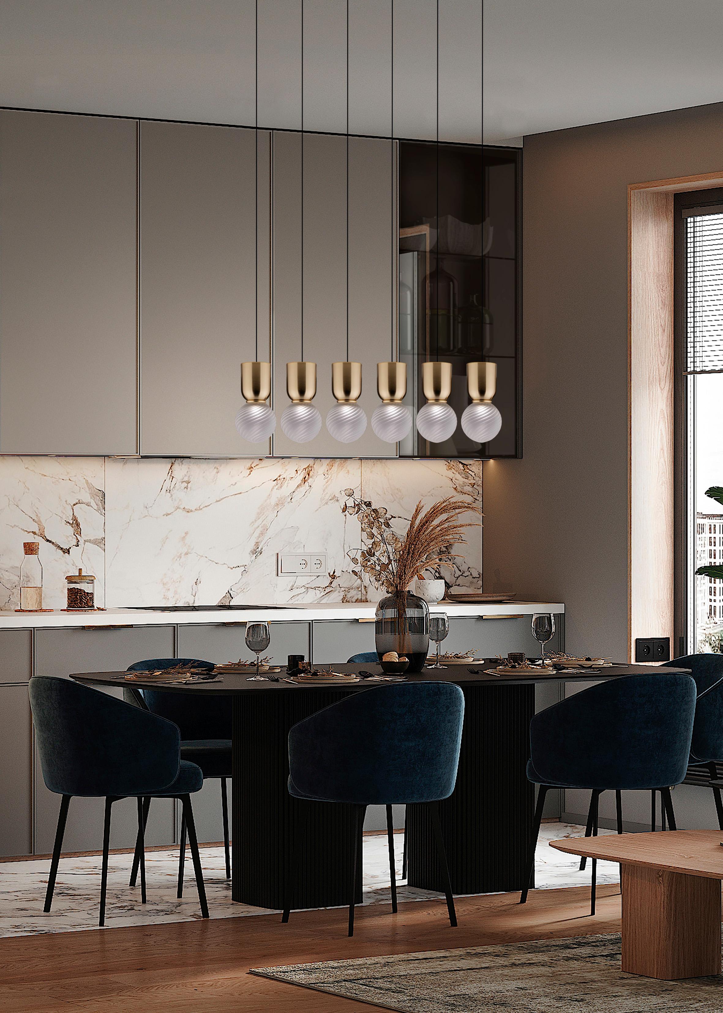 Postmoderno Lampada a sospensione Atlas S6 di Euroluce Lampadari in vendita