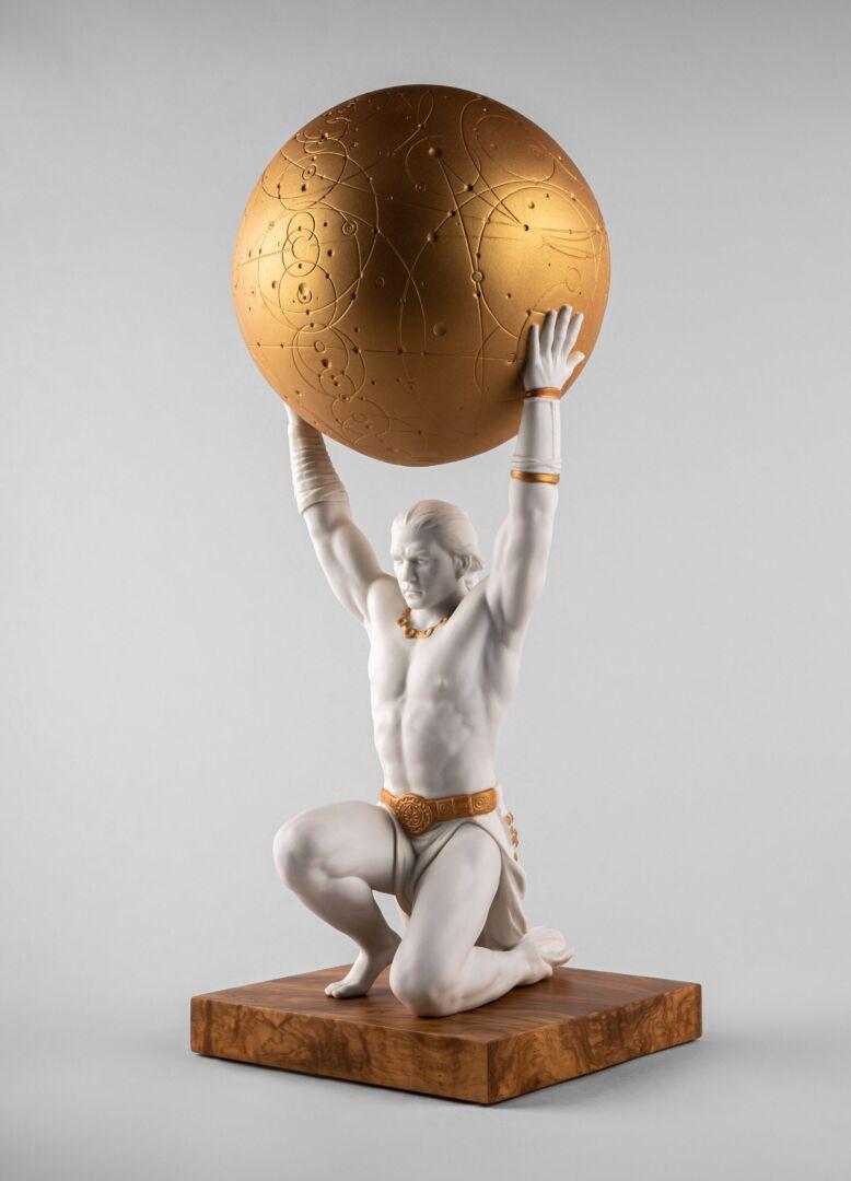 Spanish Lladró Atlas Sculpture