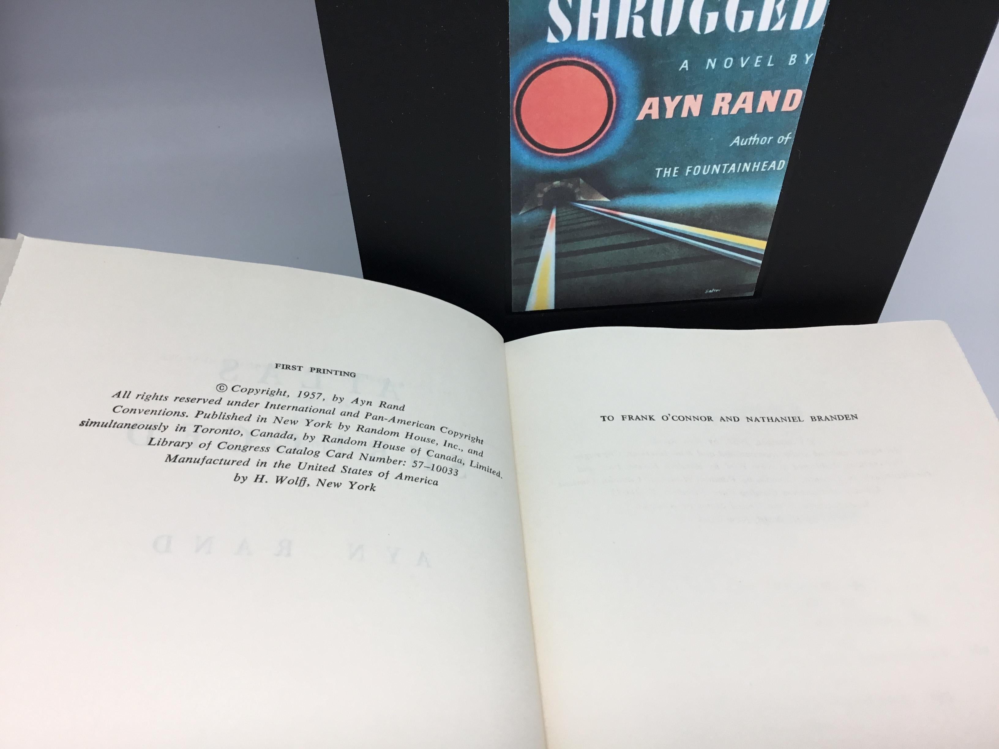 atlas shrugged first edition first printing