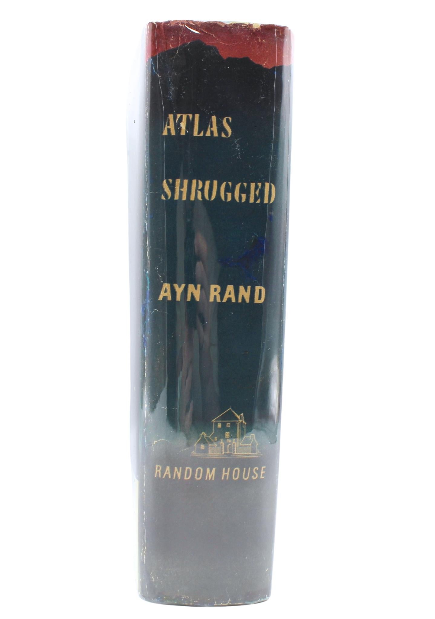 Atlas Shrugged par Ayn Rand, première édition, première impression, sous jaquette, 1957 en vente 2