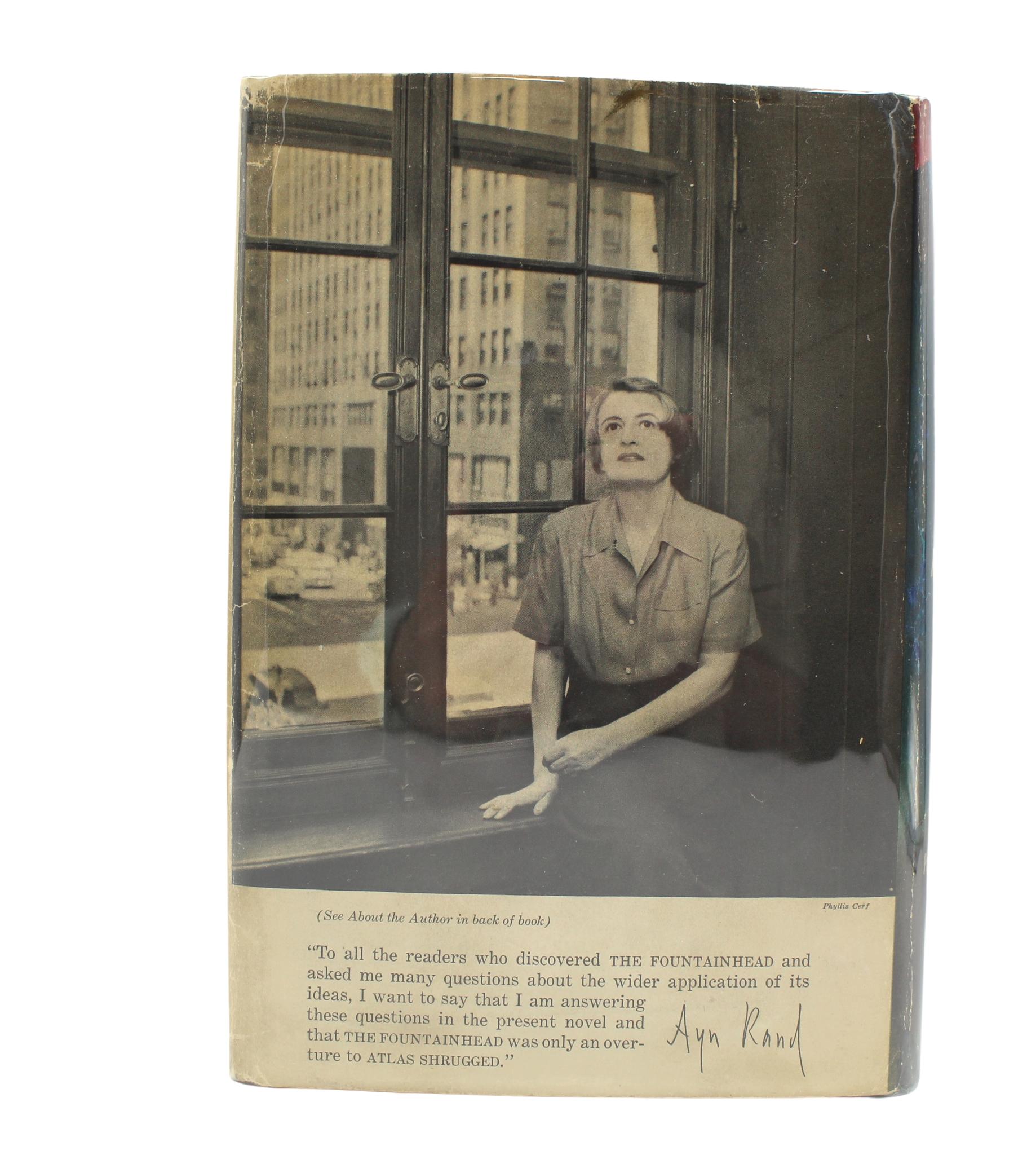 Atlas Shrugged par Ayn Rand, première édition, première impression, sous jaquette, 1957 en vente 3