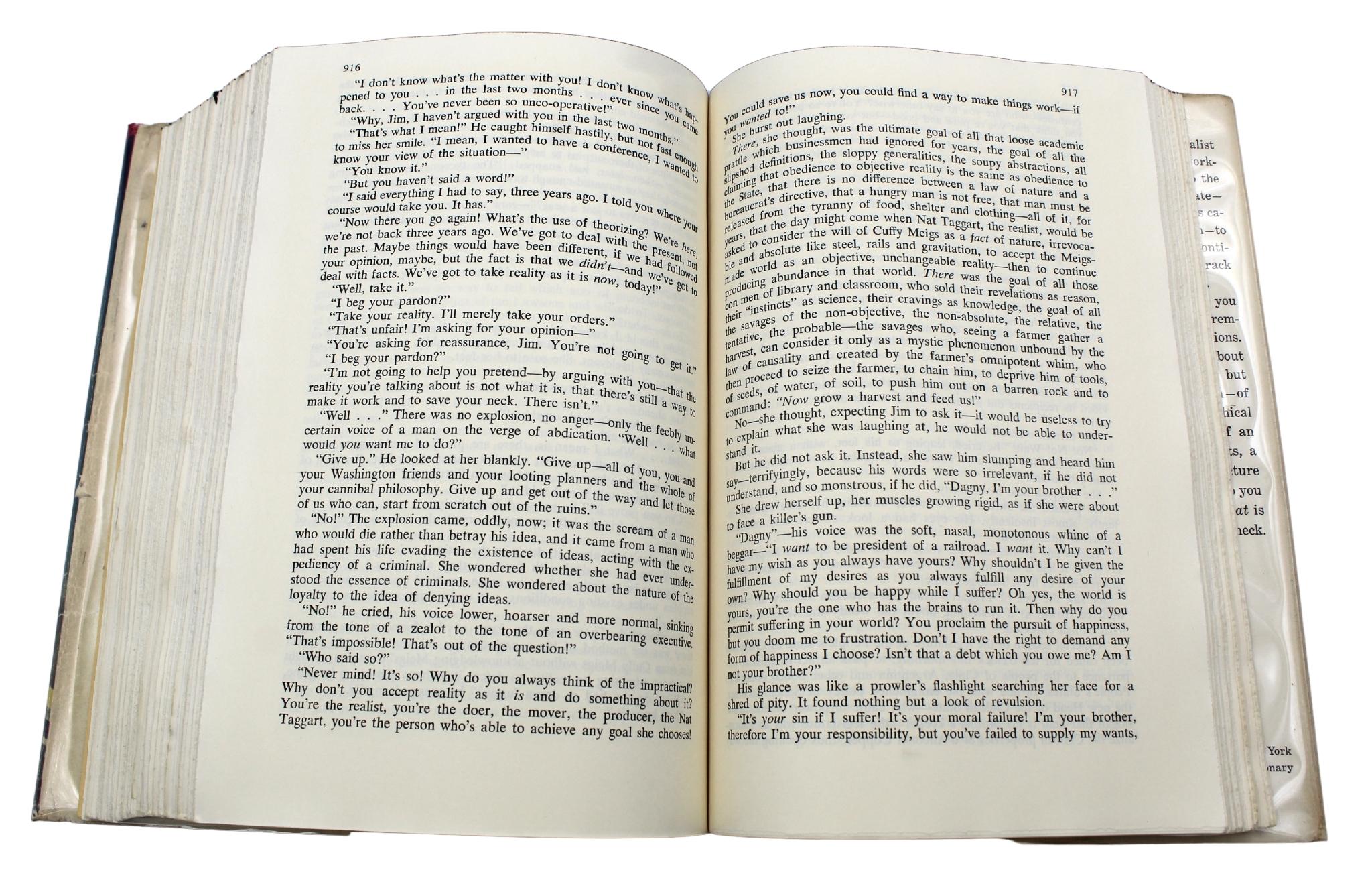 Atlas Shrugged par Ayn Rand, première édition, première impression, sous jaquette, 1957 en vente 8