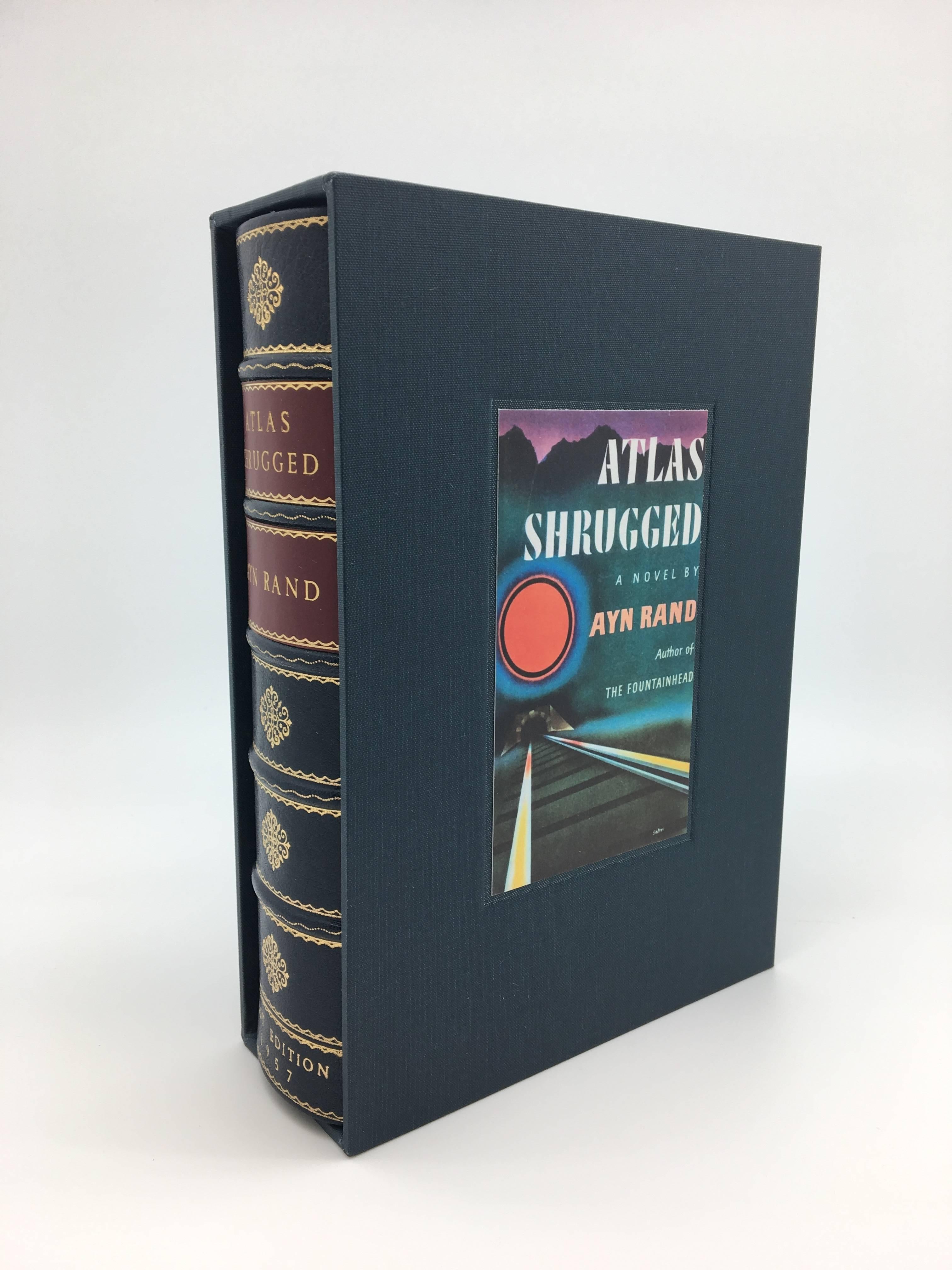 First edition, first impression of one of litertaure's most popular and influential novels of the 20th century. Bound in full blue morocco leather with raised bands and gilt on spine and boards. Striking presentation and housed in a matching cloth