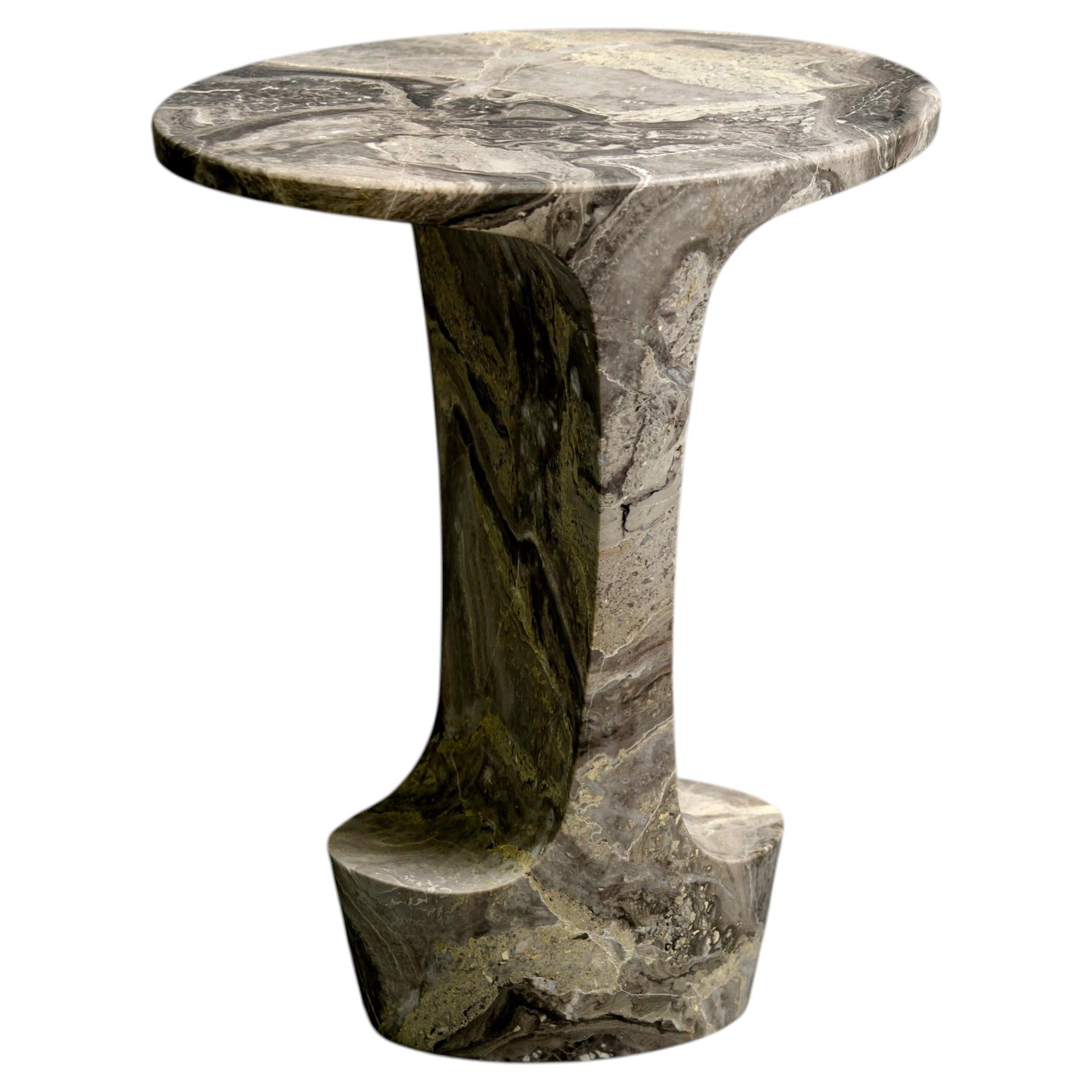 Atlas Side Table in Orobico Marble by Adolfo Abejon for Formar