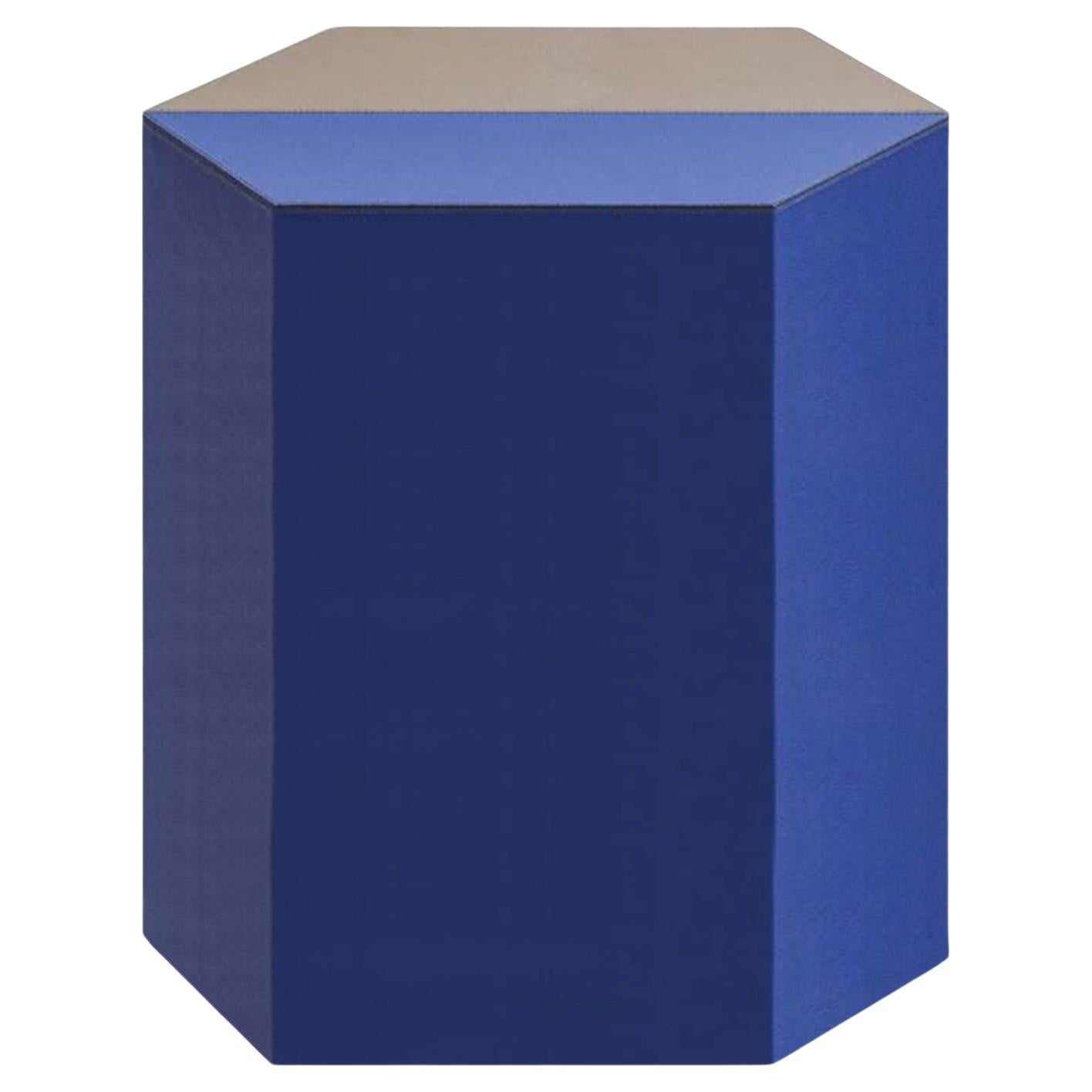 Tabouret Atlas à rayures verticales bicolores de Stephane Parmentier x Giobagnara