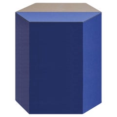Tabouret Atlas à rayures verticales bicolores de Stephane Parmentier x Giobagnara