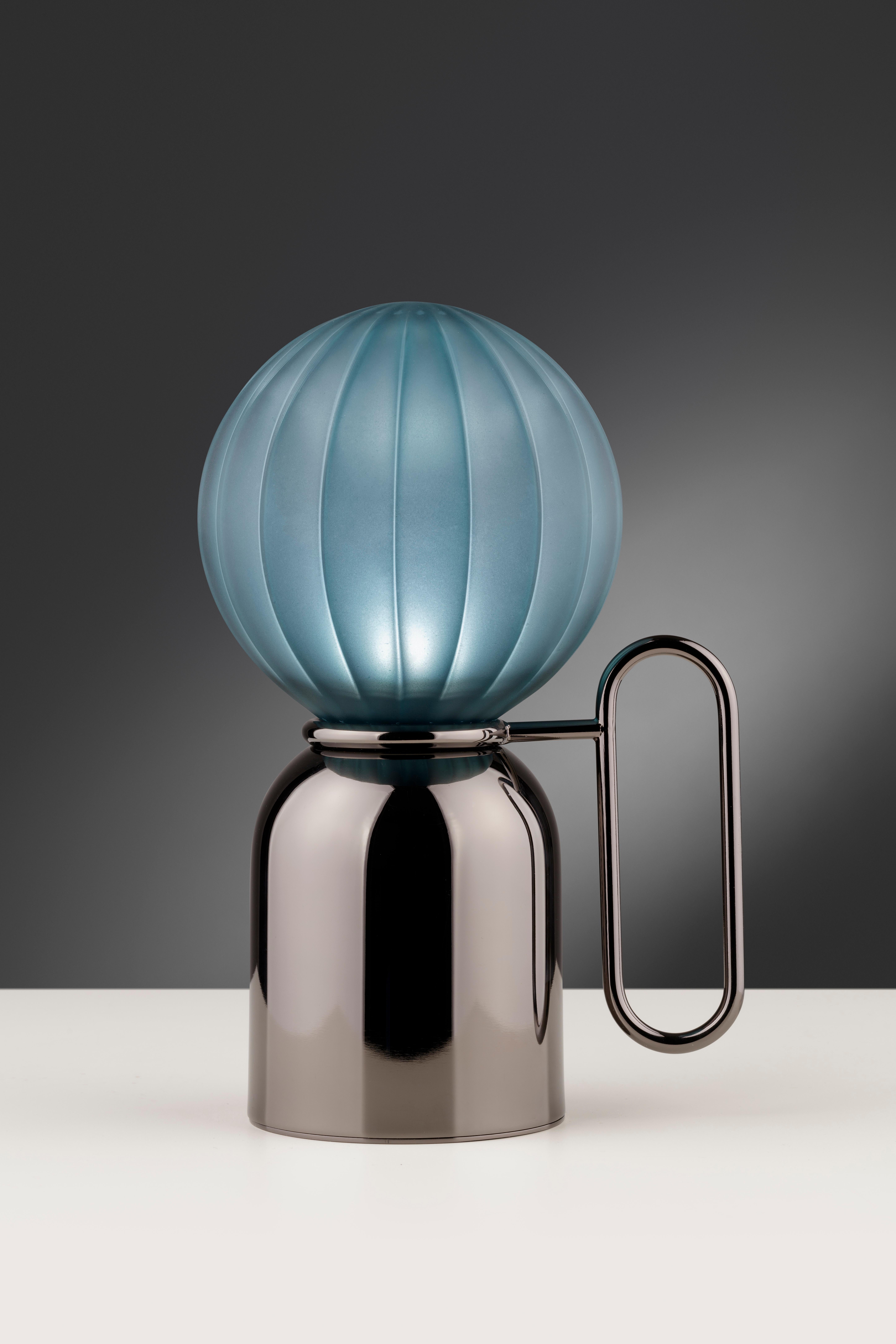 Postmoderne Lampe à poser Atlas d'Euroluce Lampadari en vente