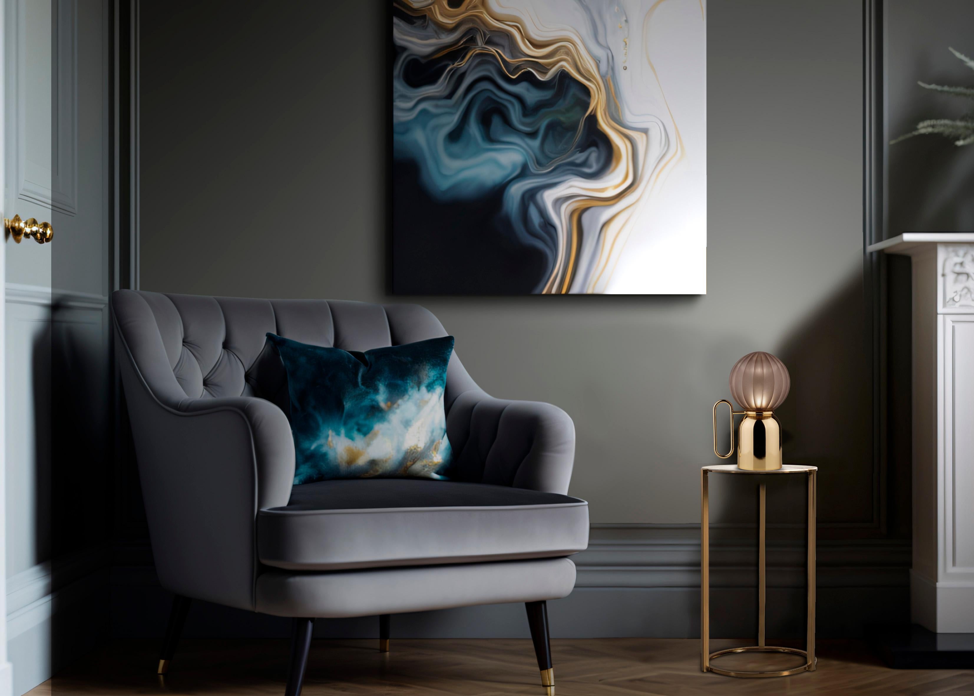 Métal Lampe à poser Atlas d'Euroluce Lampadari en vente