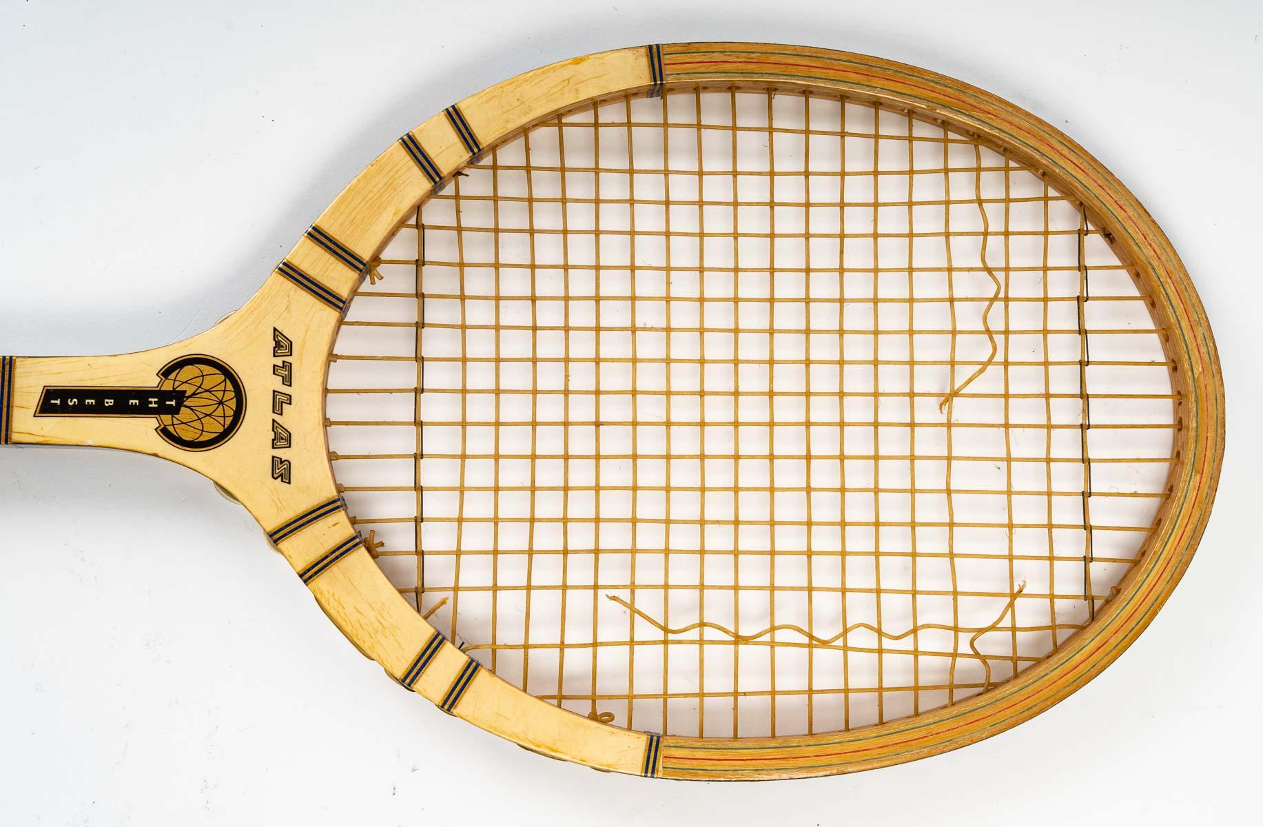 Atlas Tennis Racket, for Championship Play For Sale 3