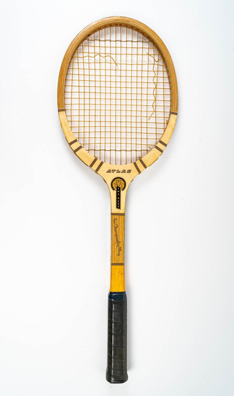 Atlas Tennis Racket, for Championship Play For Sale at 1stDibs