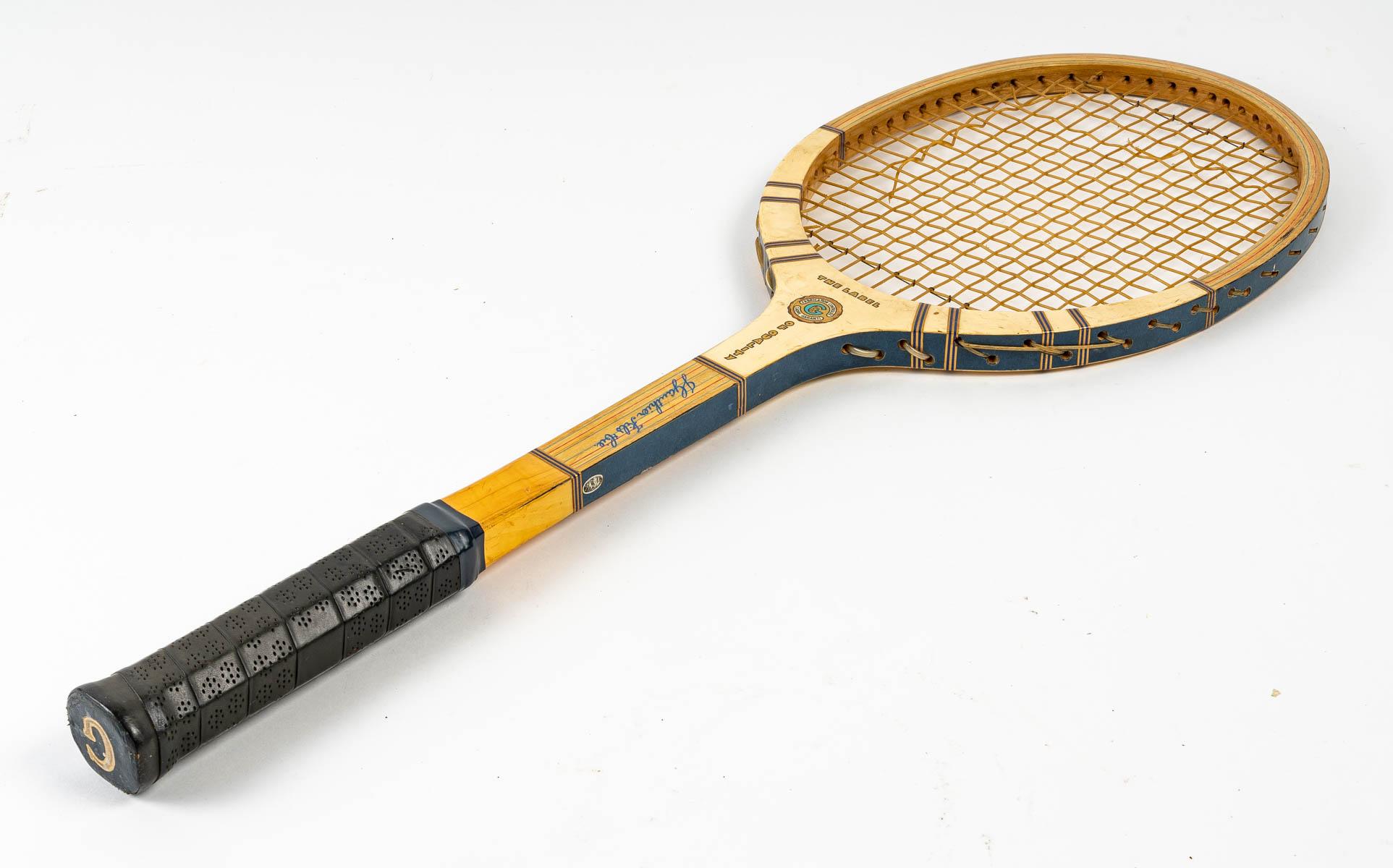 Wood Atlas Tennis Racket, for Championship Play For Sale