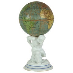 Antique Atlas with Globe