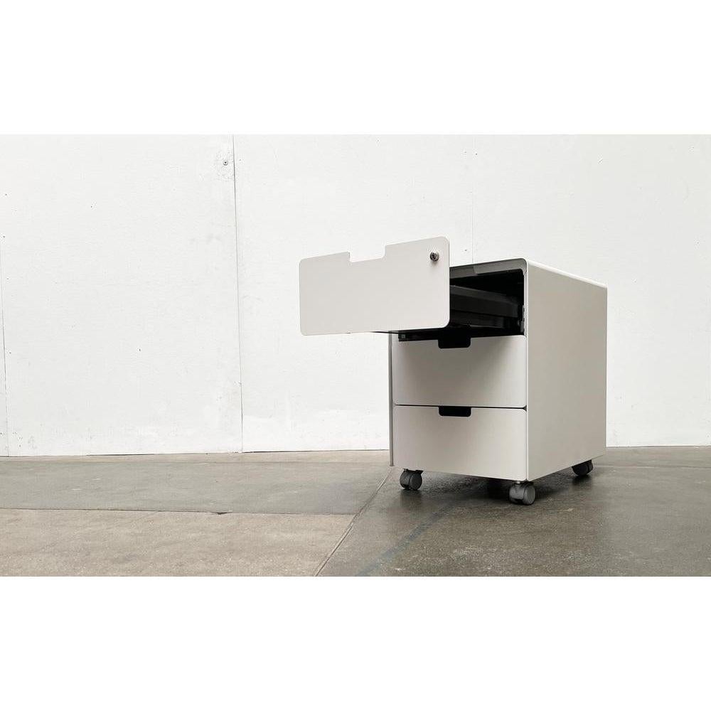 Minimalist ATM Series Metal Office Trolley Container by Jasper Morrison for Vitra For Sale