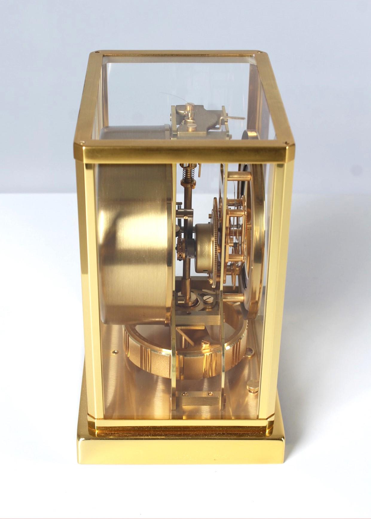 Brass Atmos Classic, Jaeger Lecoultre, Pendule, Clock, Manufactured 1971