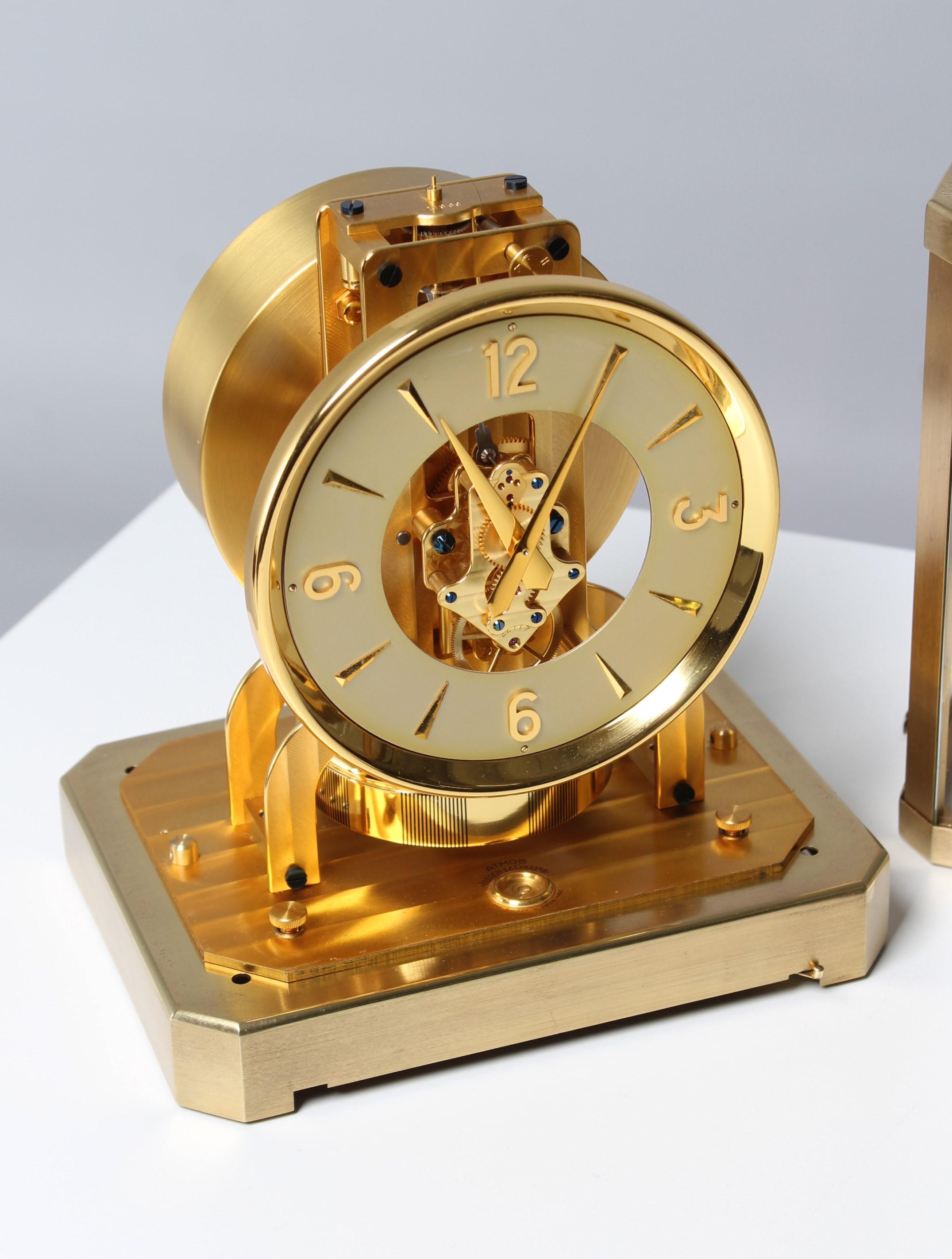 Swiss Atmos Clock by Jaeger LeCoultre, Classique Design, Manufactured in 1950 For Sale