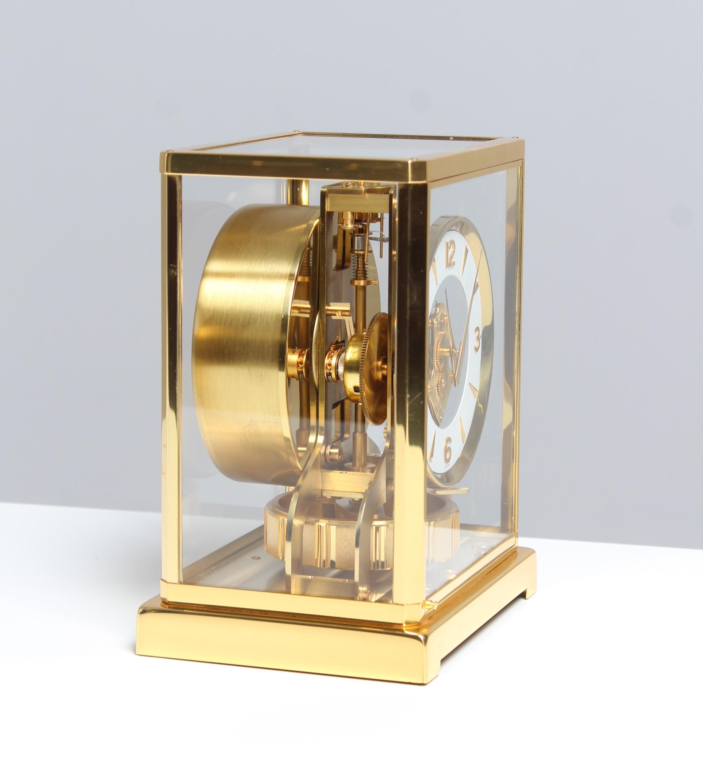 Swiss Atmos Clock by Jaeger Lecoultre, Manufactured in 1973