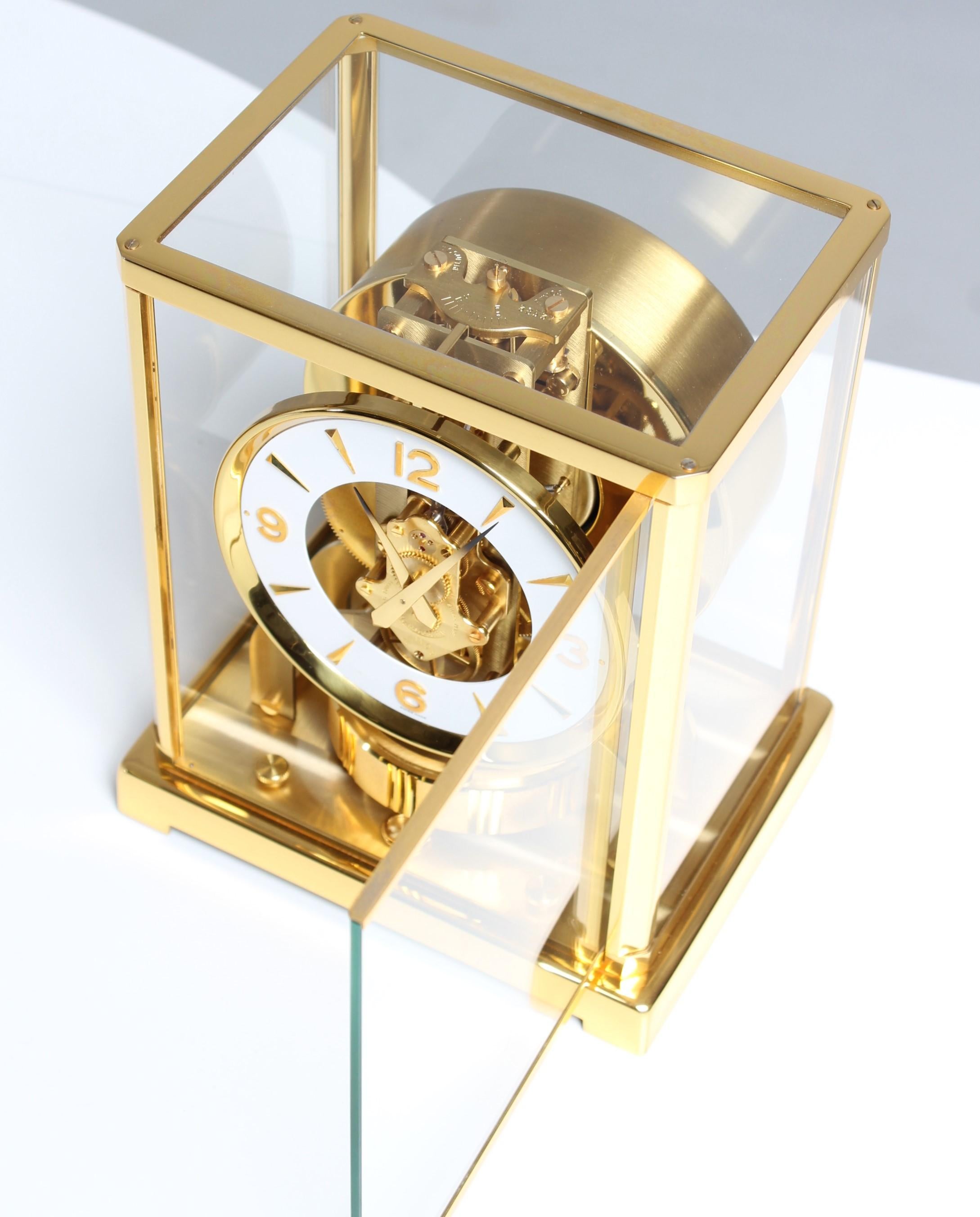 Late 20th Century Atmos Clock by Jaeger Lecoultre, Manufactured in 1973