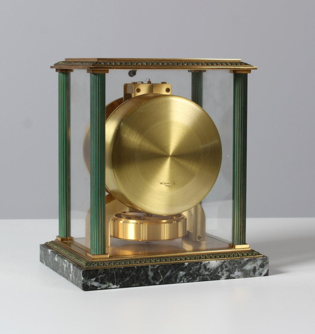 Brass Atmos Clock by Jaeger LeCoultre, Vendome from 1965