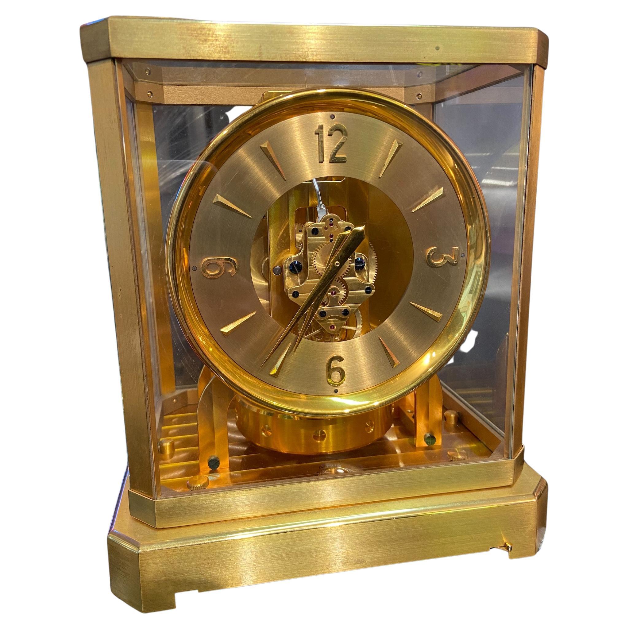 JaegerLeCoultre Brass Atmos Clock at 1stDibs