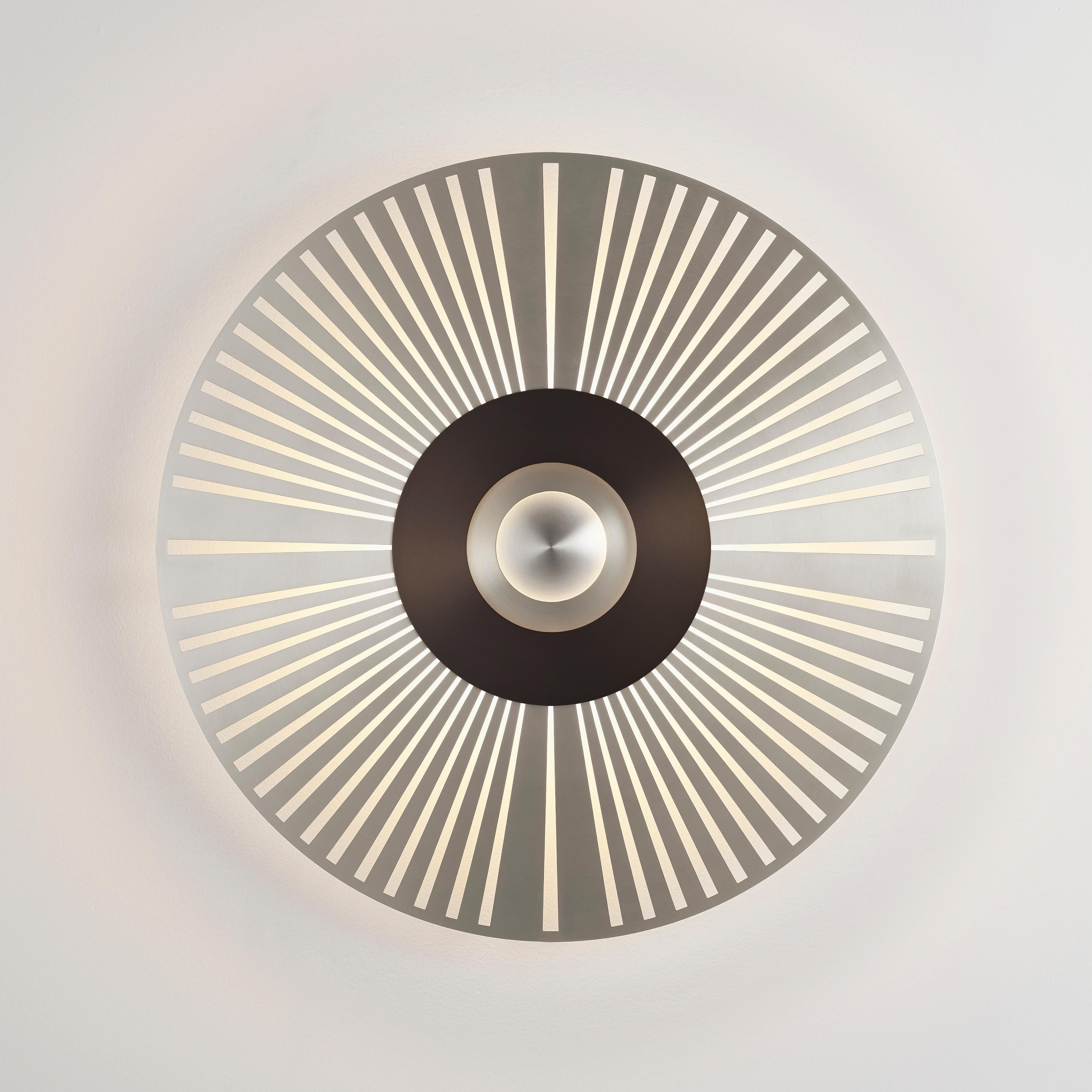 Atmos Eclat wall light by Emilie Cathelineau
Dimensions: D80 cm
Materials: solid brass, Polycarbonate diffuser.
Others finishes and dimensions are available.

All our lamps can be wired according to each country. If sold to the USA it will be