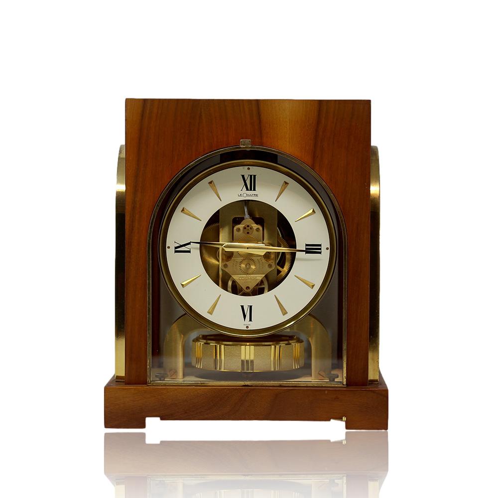 Jaeger-LeCoultre Gruen Cosmos Atmos circa 1960. From our Atmos collection we are pleased to offer this rare Atmos clock made exclusively for the American watch company Gruen and designed in partnership by JLC and Gruen. The Atmos clock is fitted