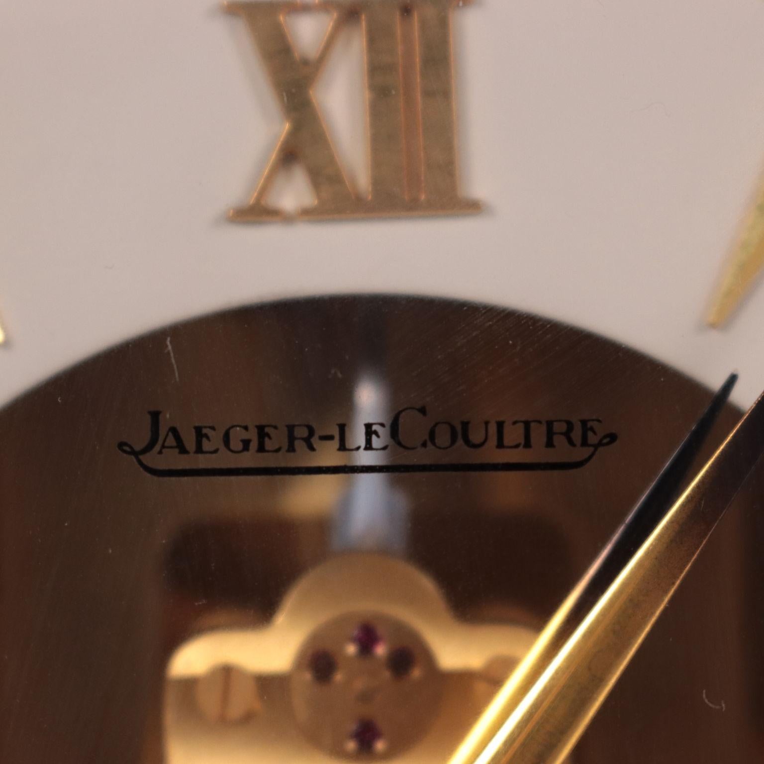 ATMOS Jaegar-LeCoultre Tischuhr Kaliber 526-5:: Schweiz:: 20. Jahrhundert (Sonstiges)
