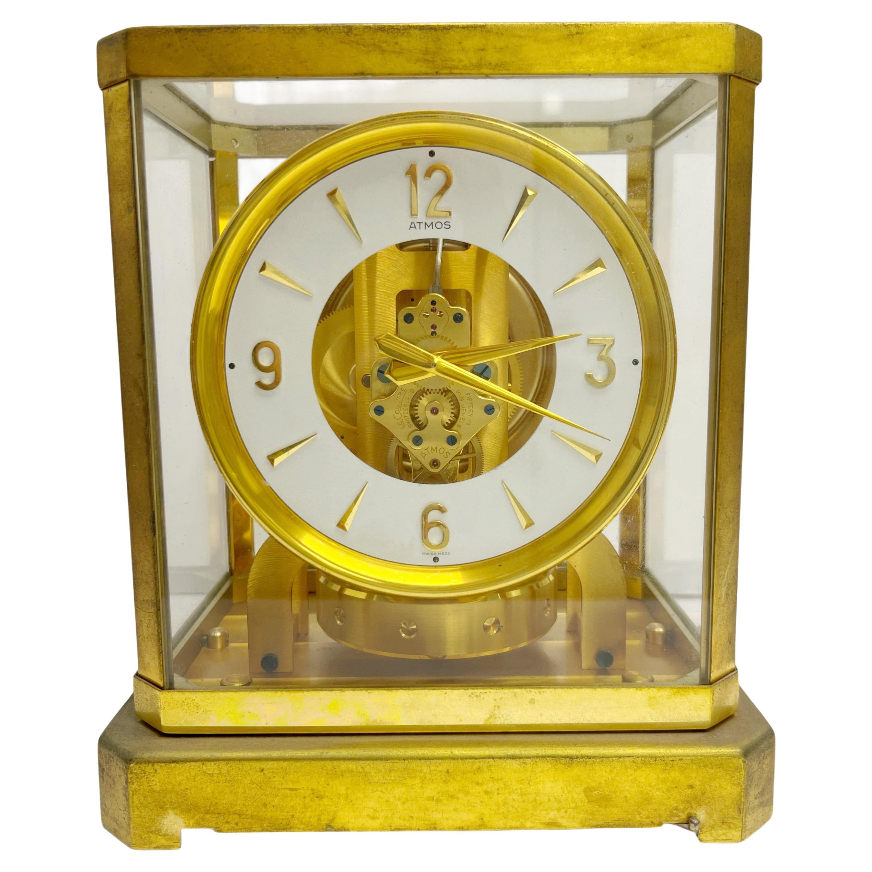 Atmos Jaeger LeCoultre Clock 35069 circa 1950s For Sale