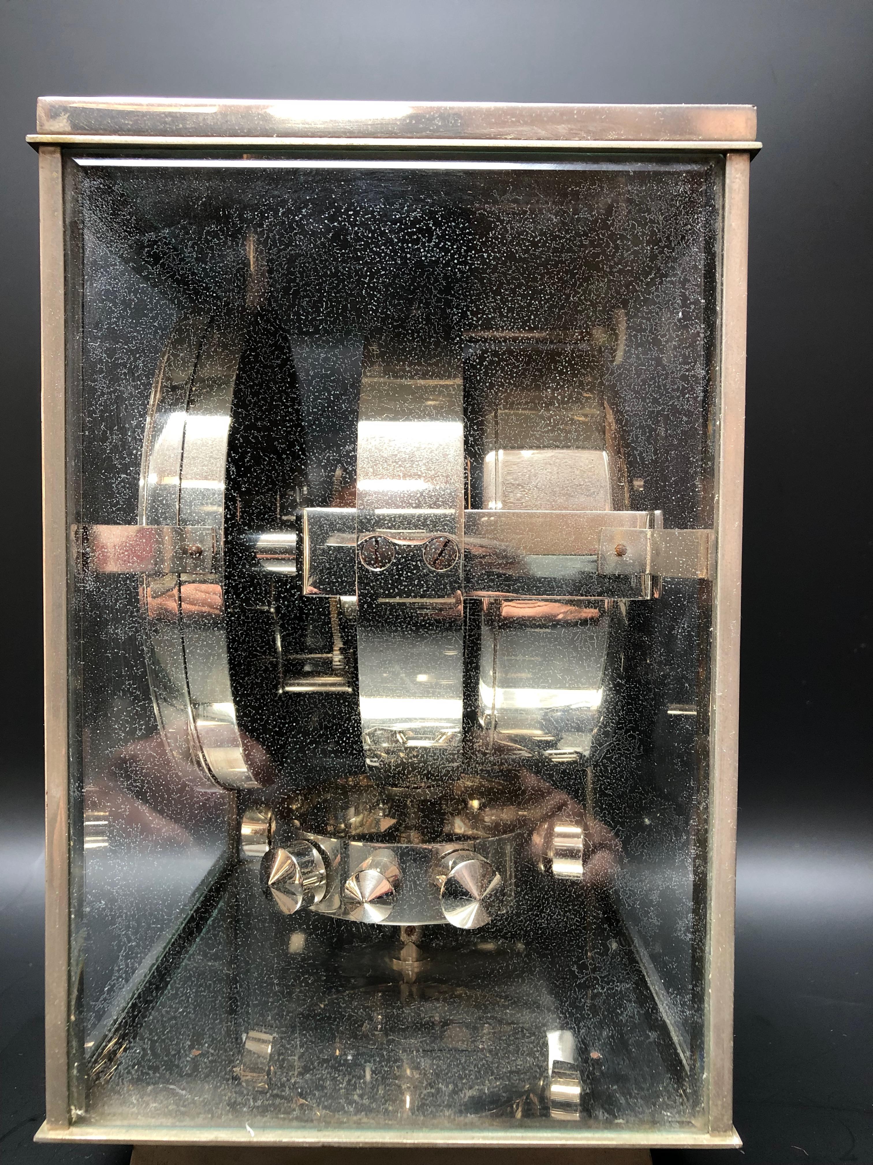 Atmos Perpetual clock by Jean Léon REUTTER 1899/1971 In Excellent Condition For Sale In NANTES, FR